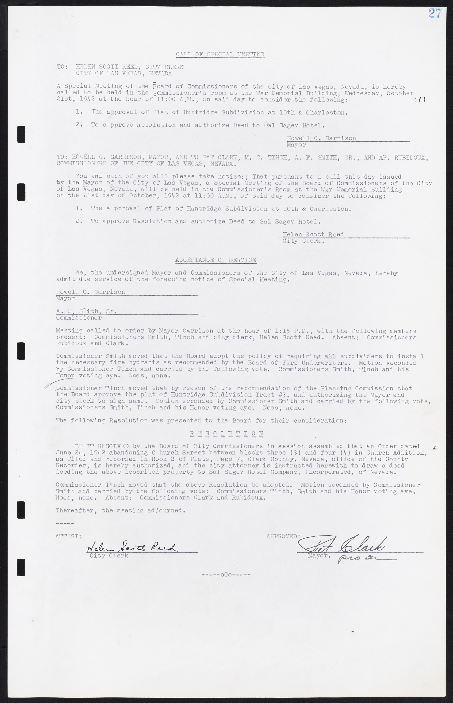 Las Vegas City Commission Minutes, August 11, 1942 to December 30, 1946, lvc000005-36