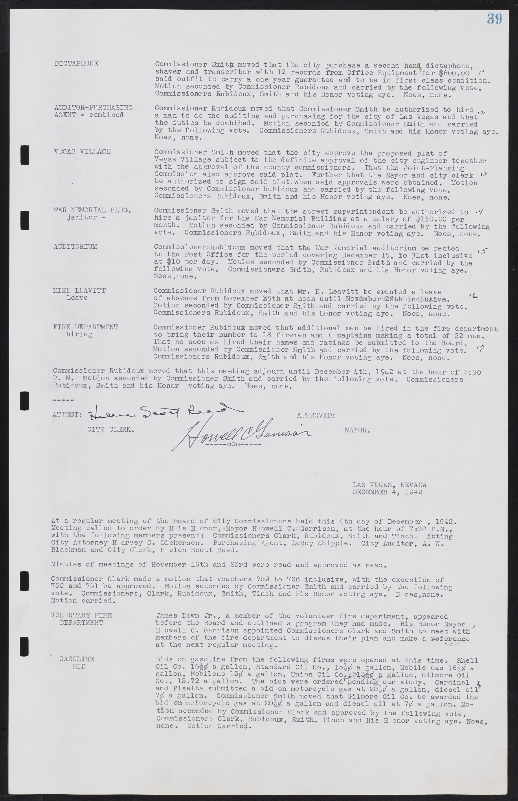 Las Vegas City Commission Minutes, August 11, 1942 to December 30, 1946, lvc000005-49