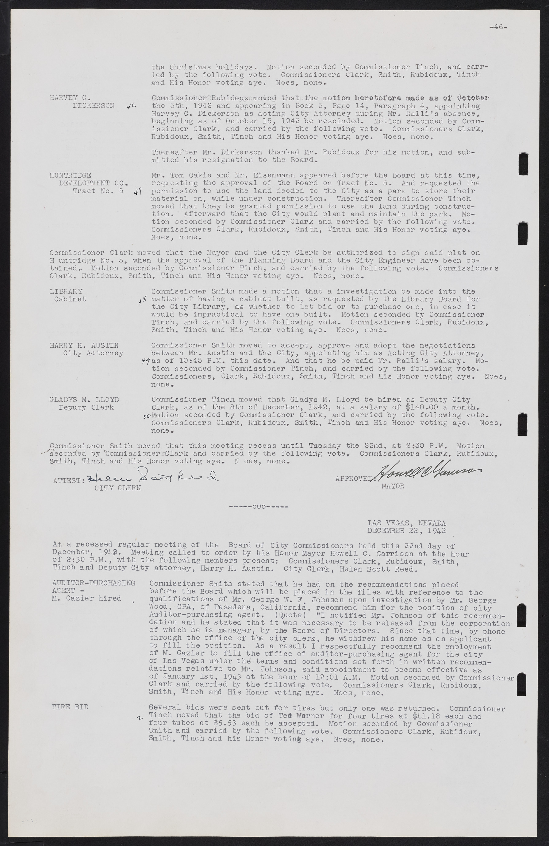 Las Vegas City Commission Minutes, August 11, 1942 to December 30, 1946, lvc000005-56