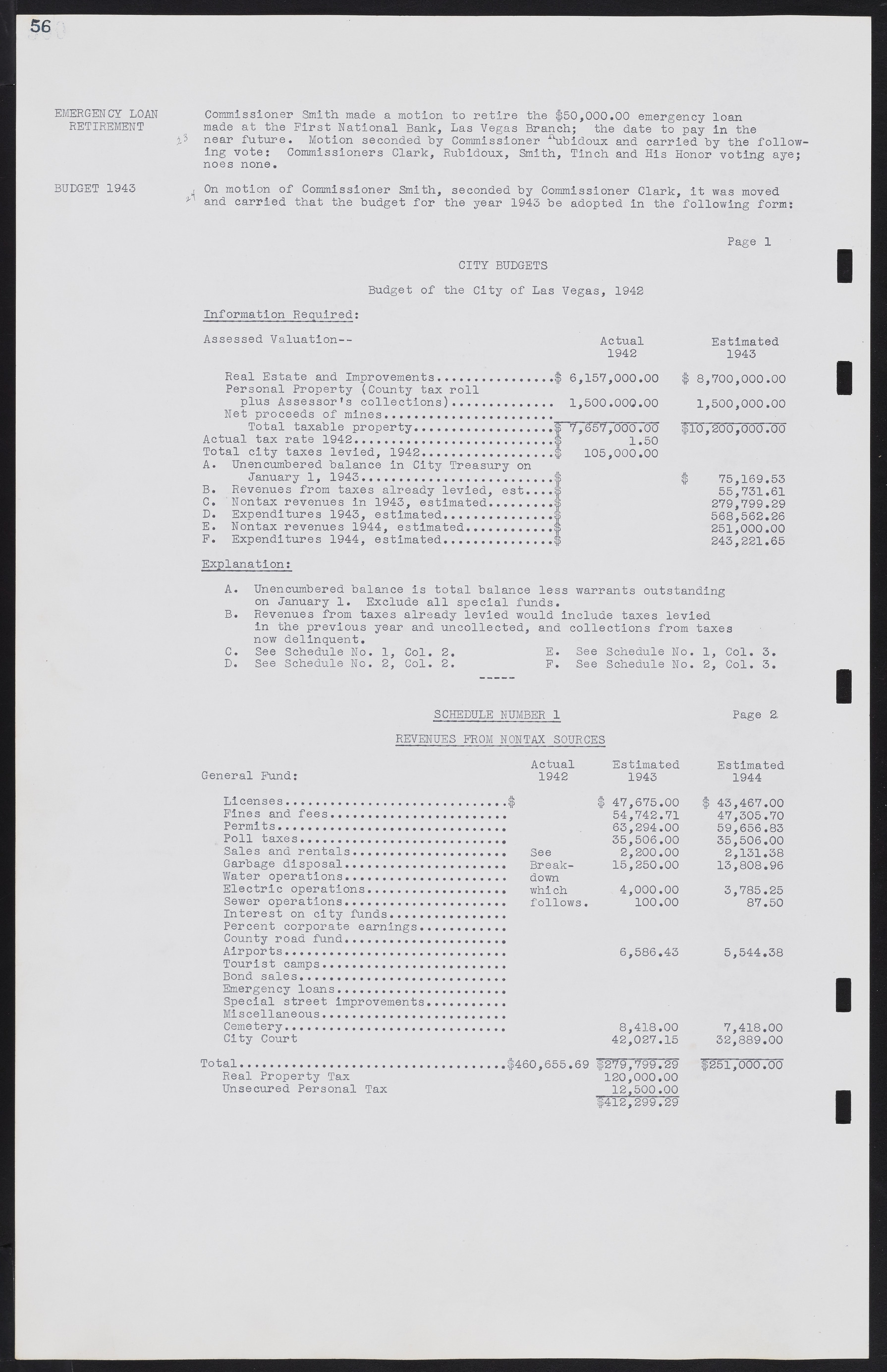 Las Vegas City Commission Minutes, August 11, 1942 to December 30, 1946, lvc000005-68
