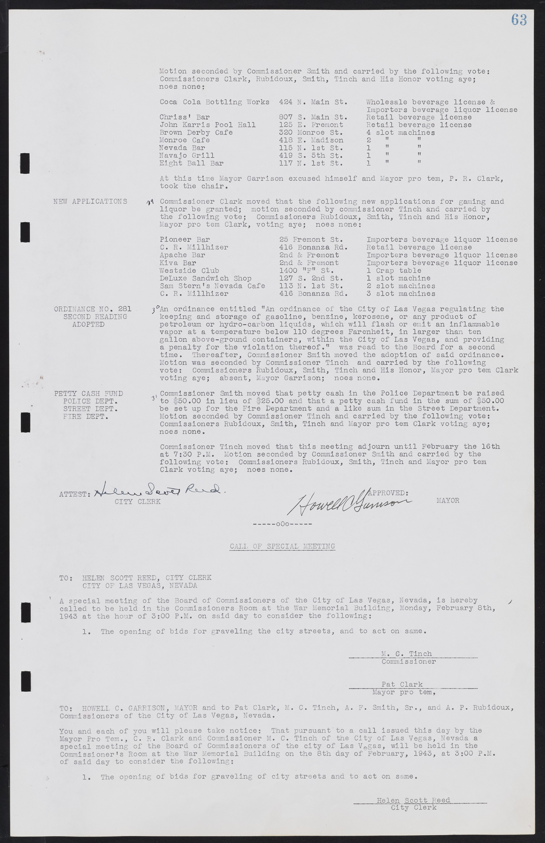 Las Vegas City Commission Minutes, August 11, 1942 to December 30, 1946, lvc000005-75