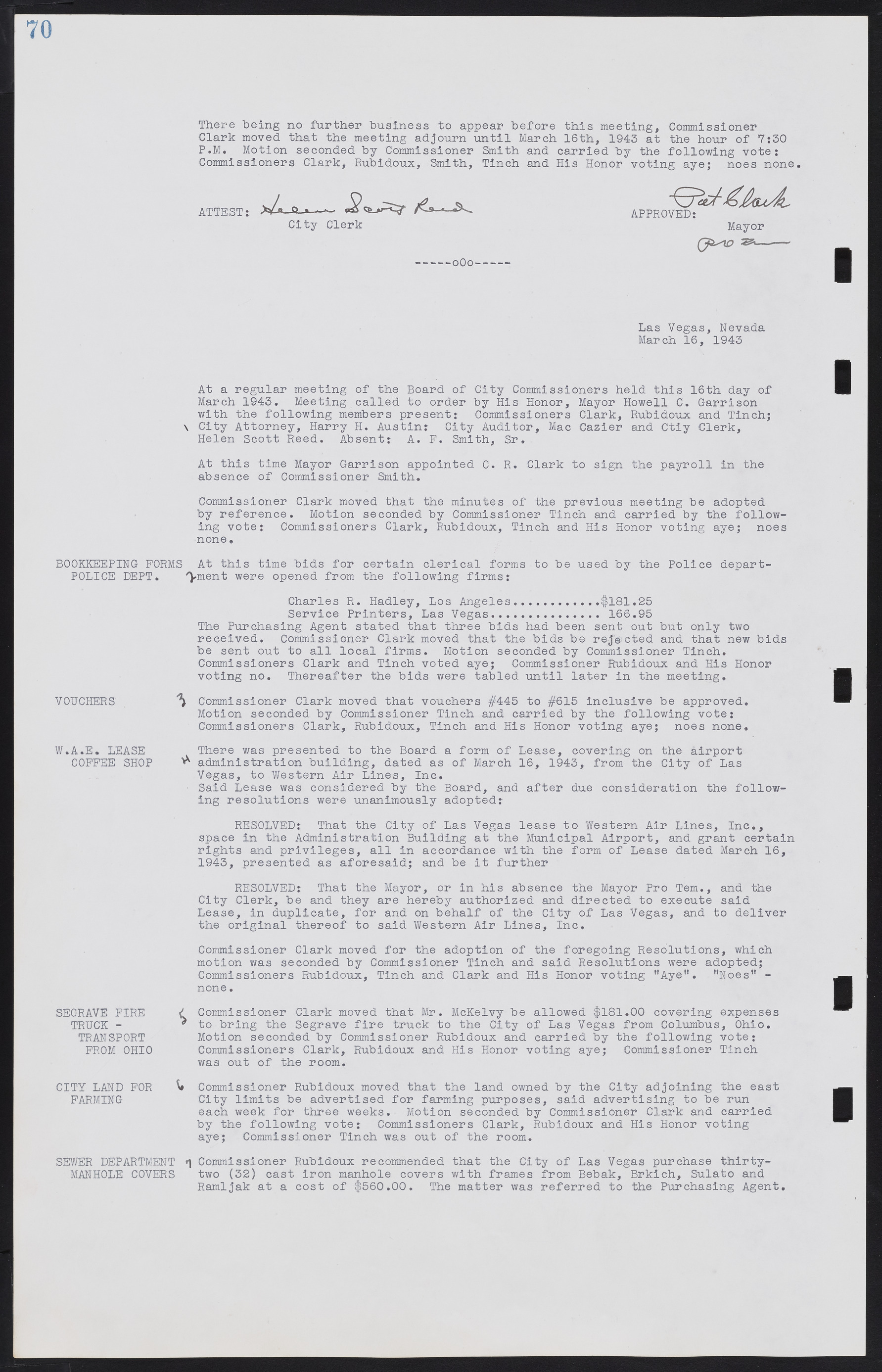 Las Vegas City Commission Minutes, August 11, 1942 to December 30, 1946, lvc000005-82