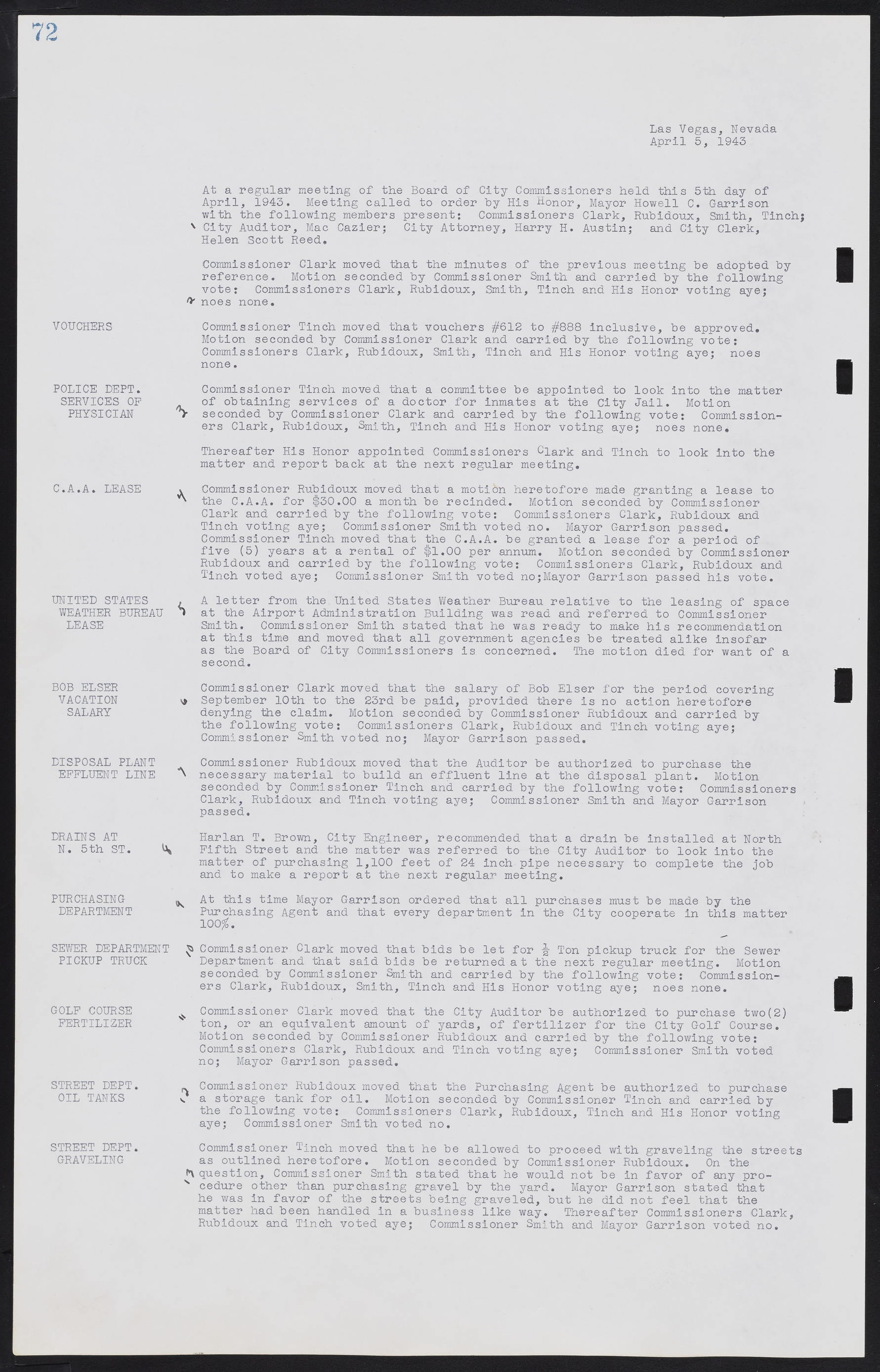 Las Vegas City Commission Minutes, August 11, 1942 to December 30, 1946, lvc000005-84