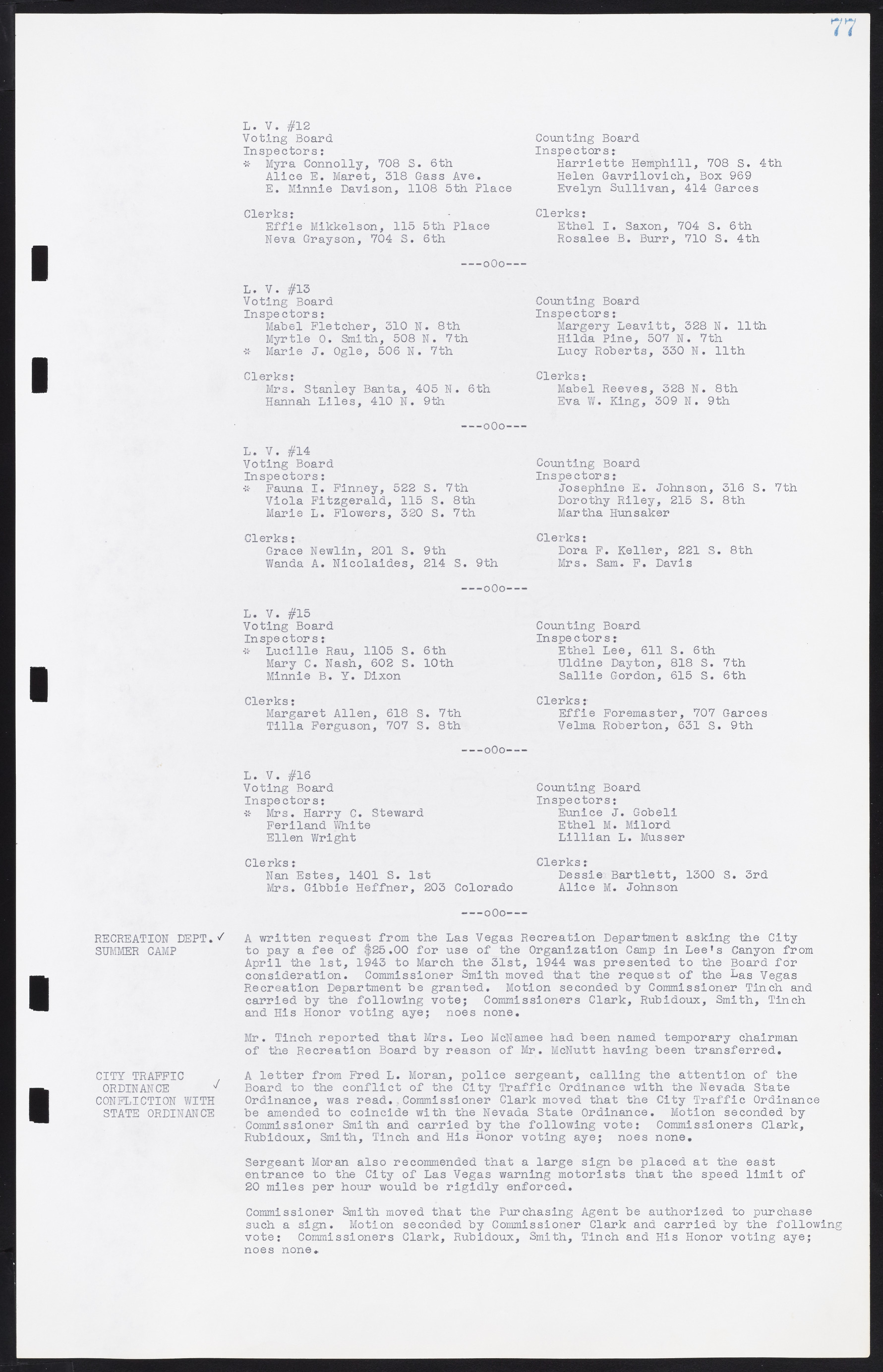 Las Vegas City Commission Minutes, August 11, 1942 to December 30, 1946, lvc000005-89