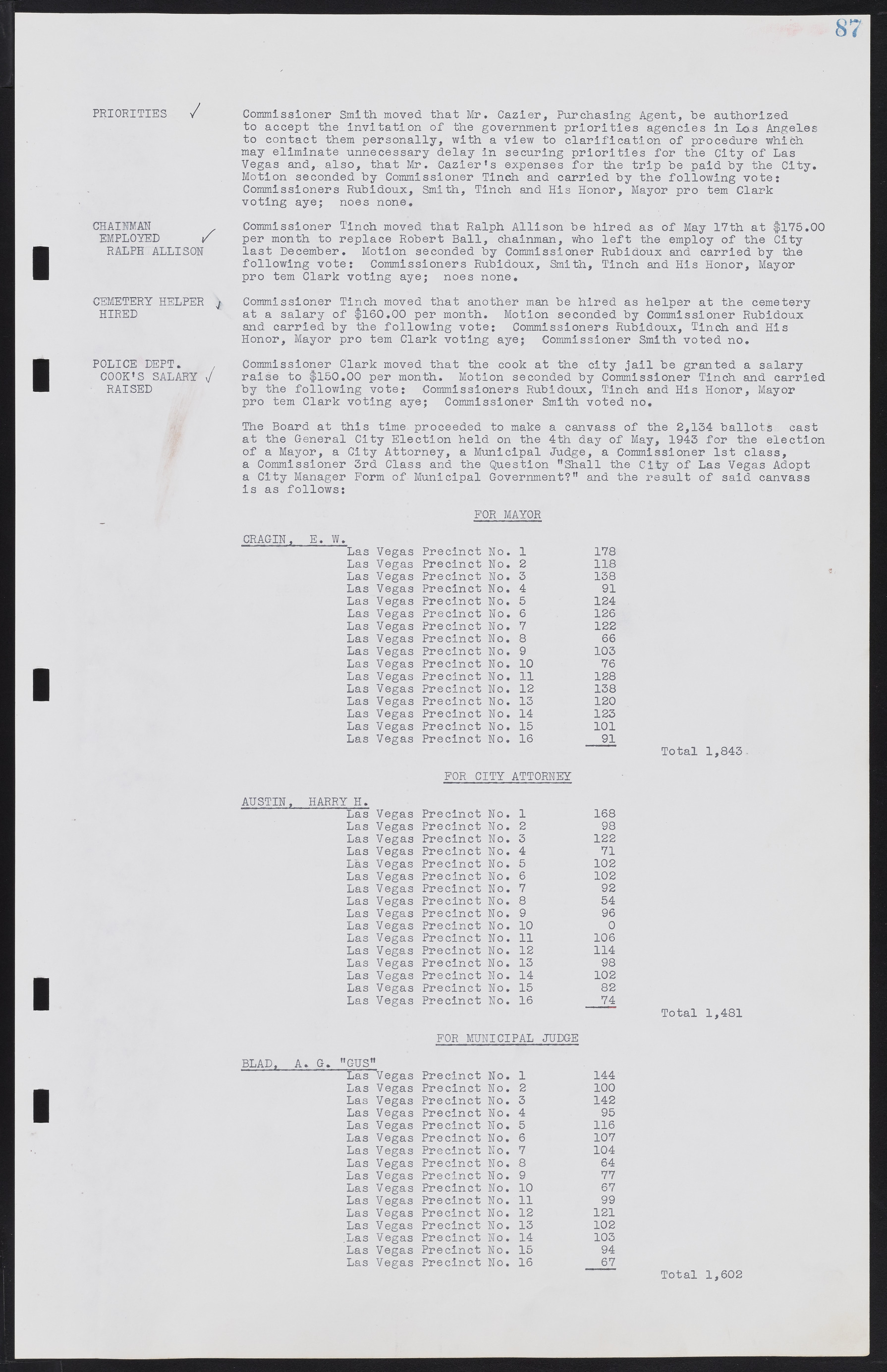 Las Vegas City Commission Minutes, August 11, 1942 to December 30, 1946, lvc000005-99