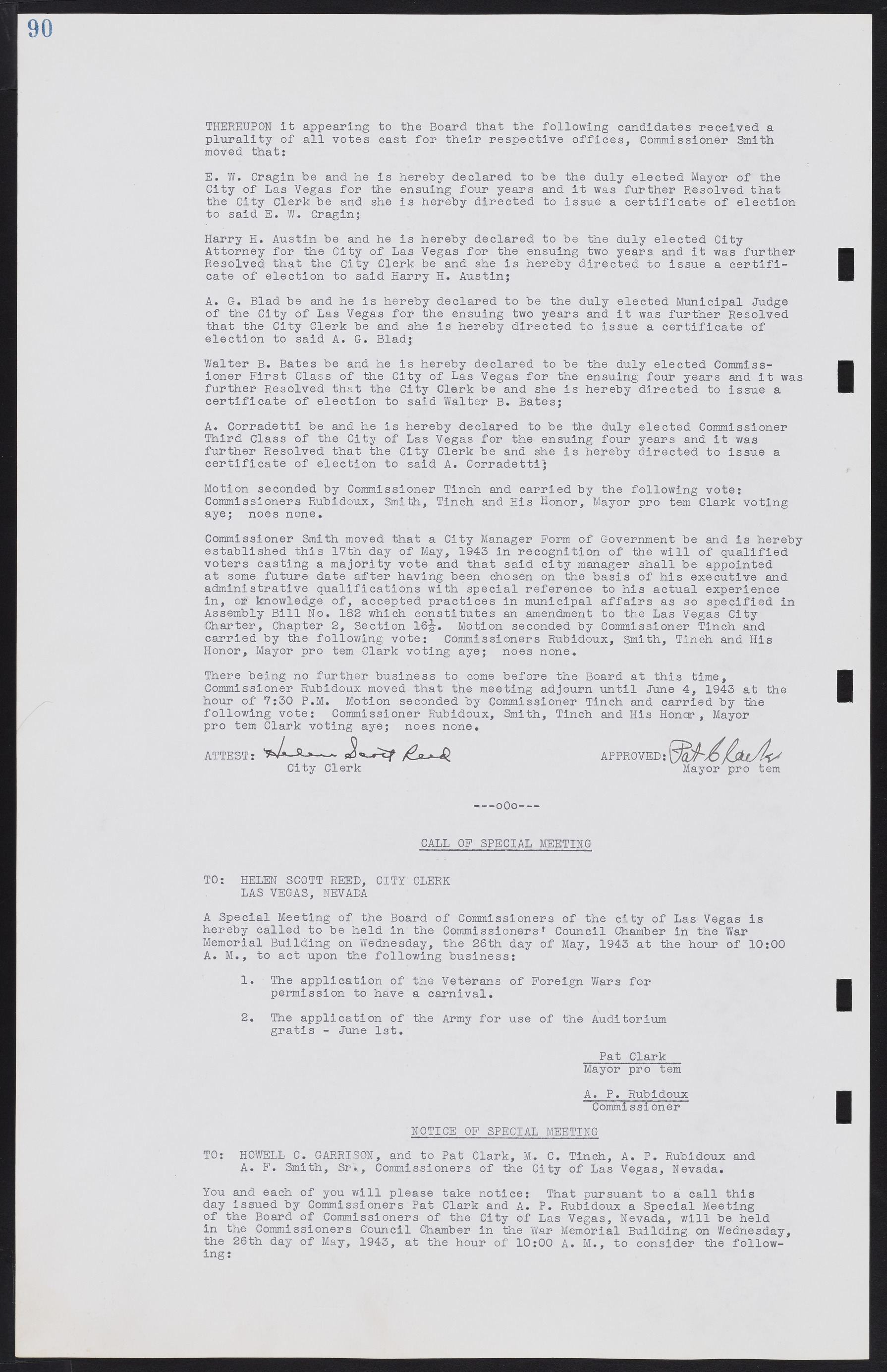 Las Vegas City Commission Minutes, August 11, 1942 to December 30, 1946, lvc000005-102