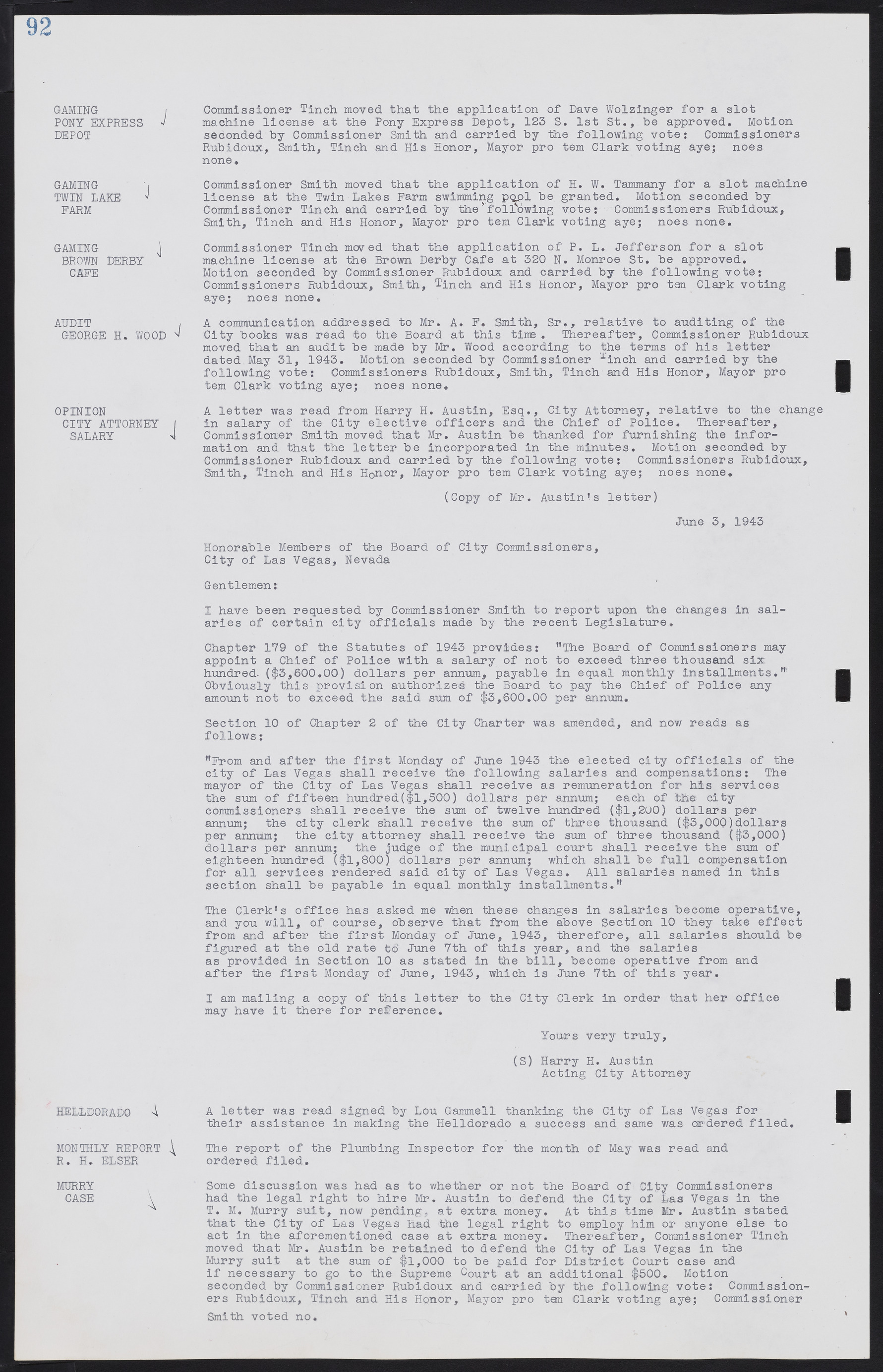 Las Vegas City Commission Minutes, August 11, 1942 to December 30, 1946, lvc000005-104