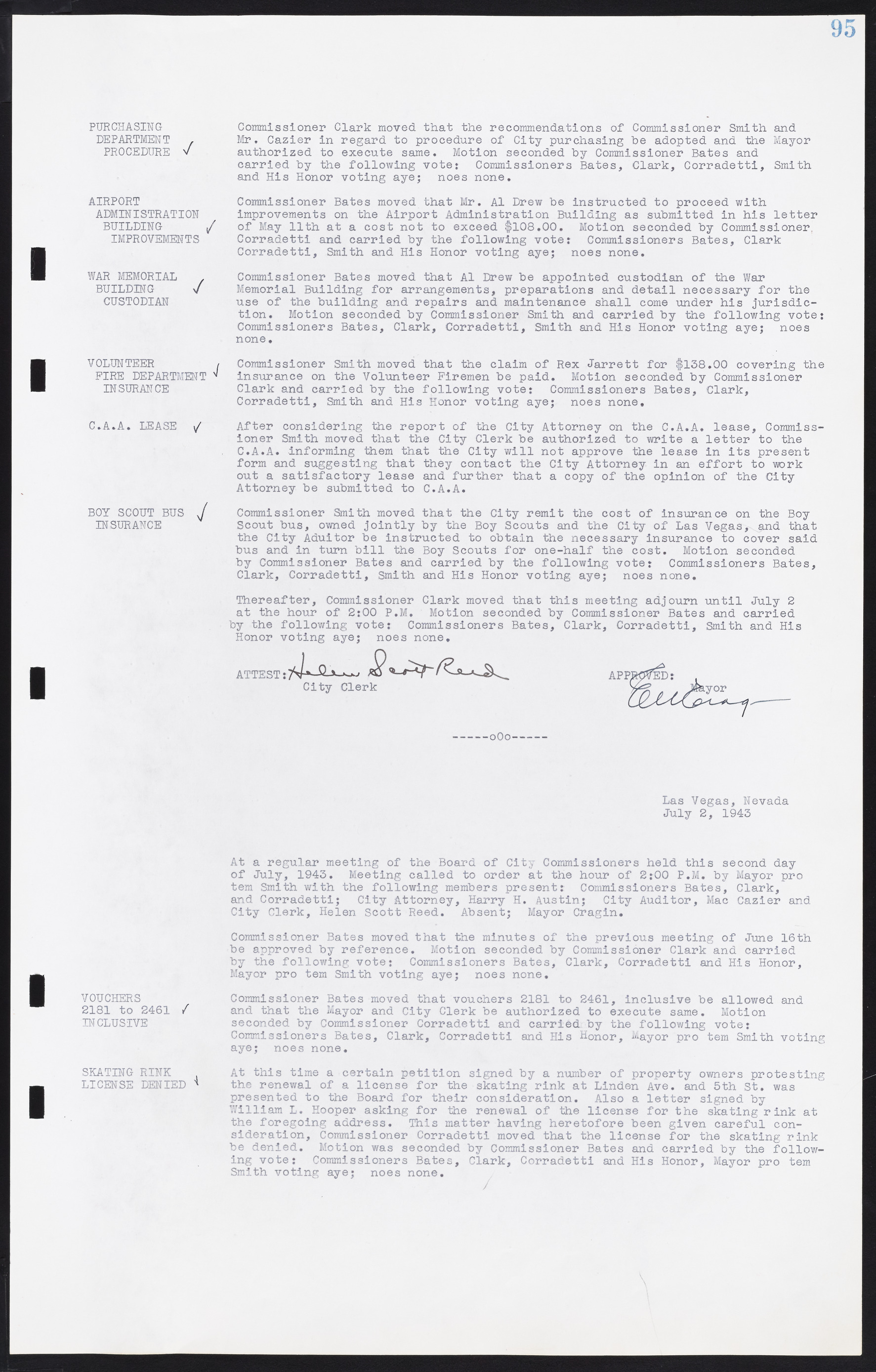 Las Vegas City Commission Minutes, August 11, 1942 to December 30, 1946, lvc000005-109