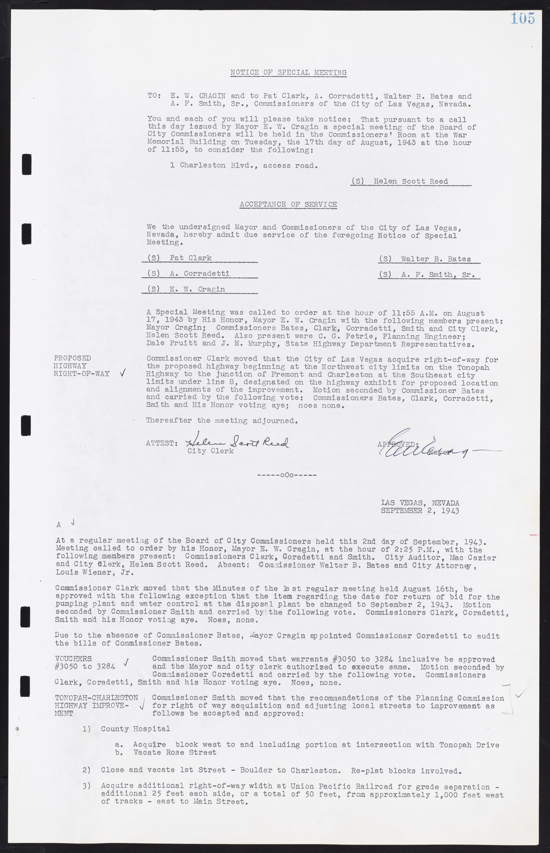 Las Vegas City Commission Minutes, August 11, 1942 to December 30, 1946, lvc000005-119