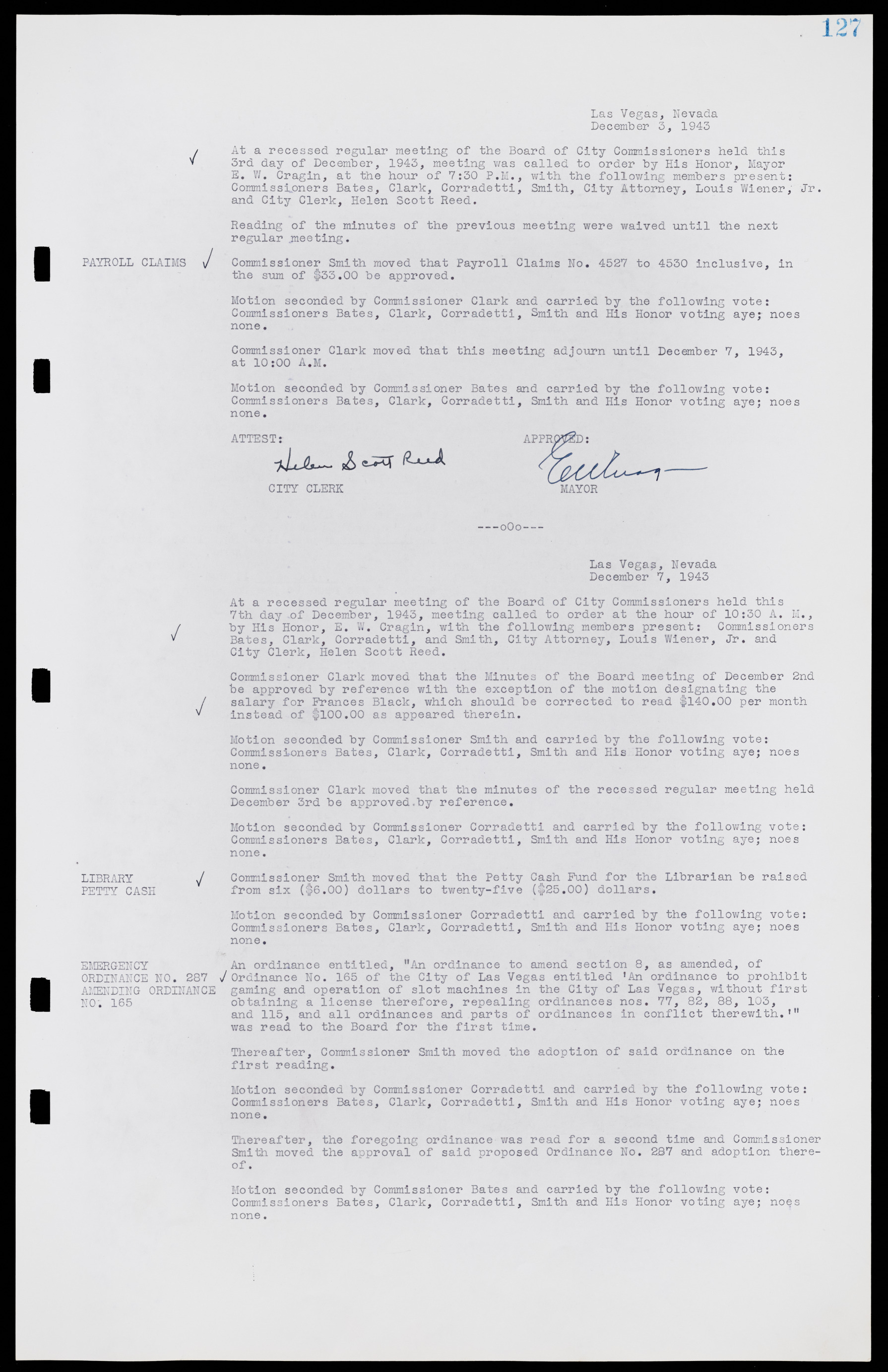 Las Vegas City Commission Minutes, August 11, 1942 to December 30, 1946, lvc000005-141