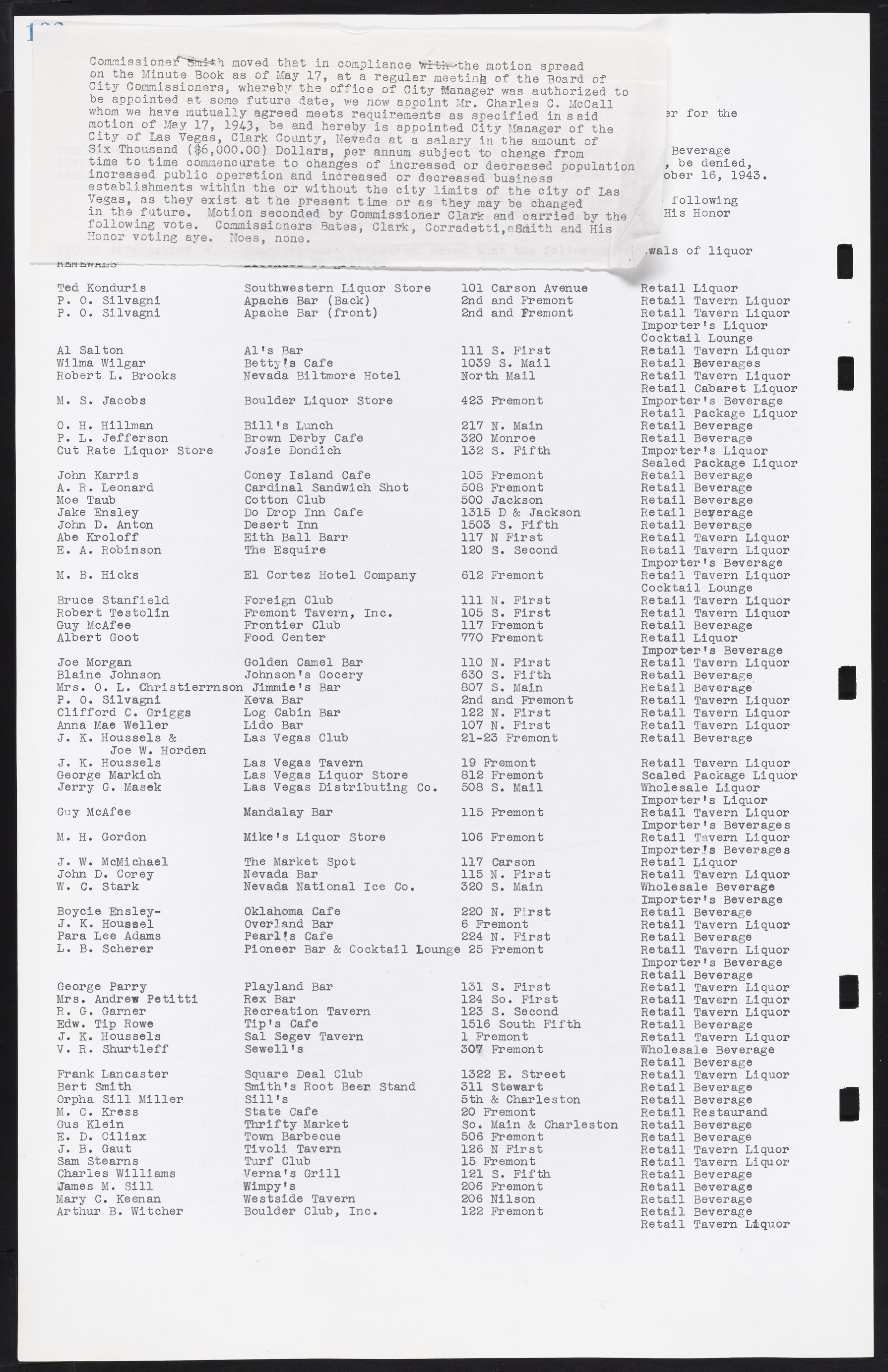 Las Vegas City Commission Minutes, August 11, 1942 to December 30, 1946, lvc000005-146