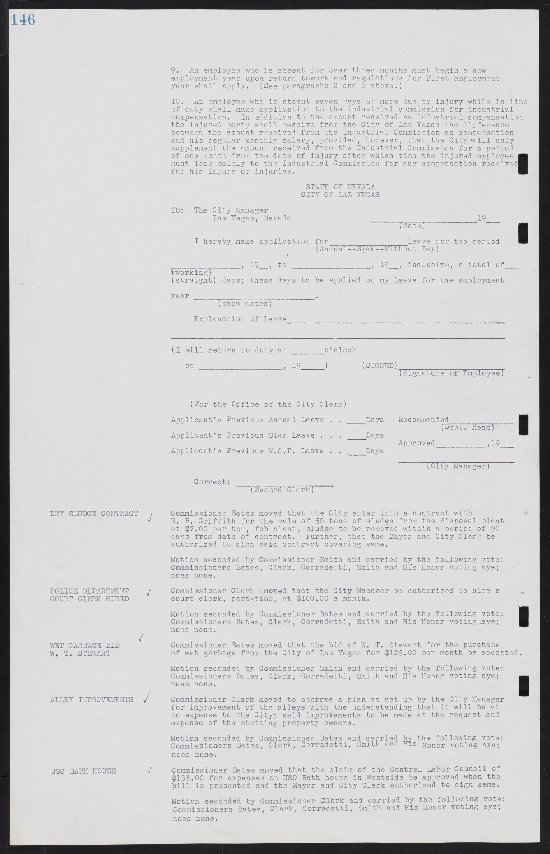 Las Vegas City Commission Minutes, August 11, 1942 to December 30, 1946, lvc000005-163