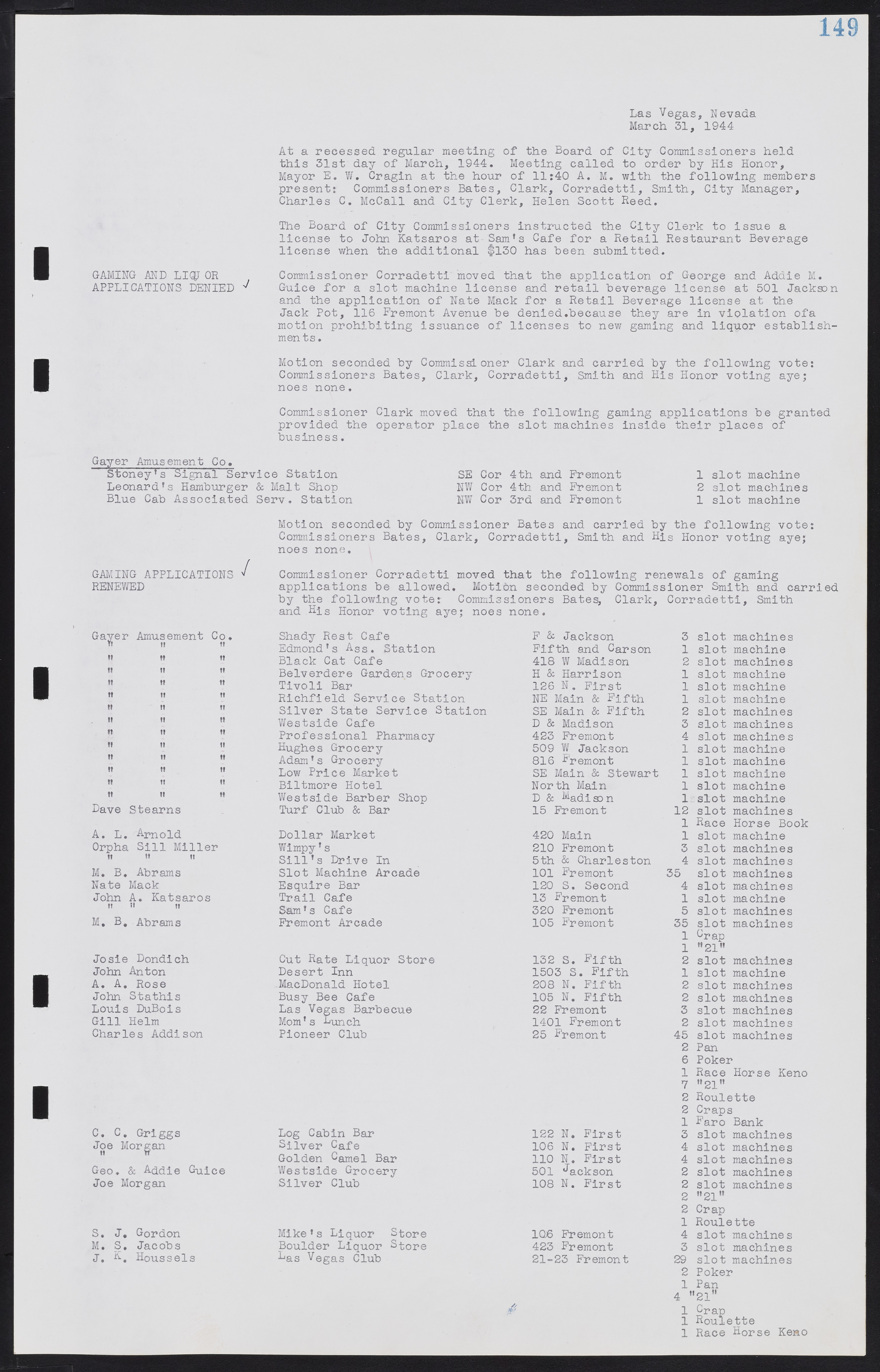 Las Vegas City Commission Minutes, August 11, 1942 to December 30, 1946, lvc000005-166