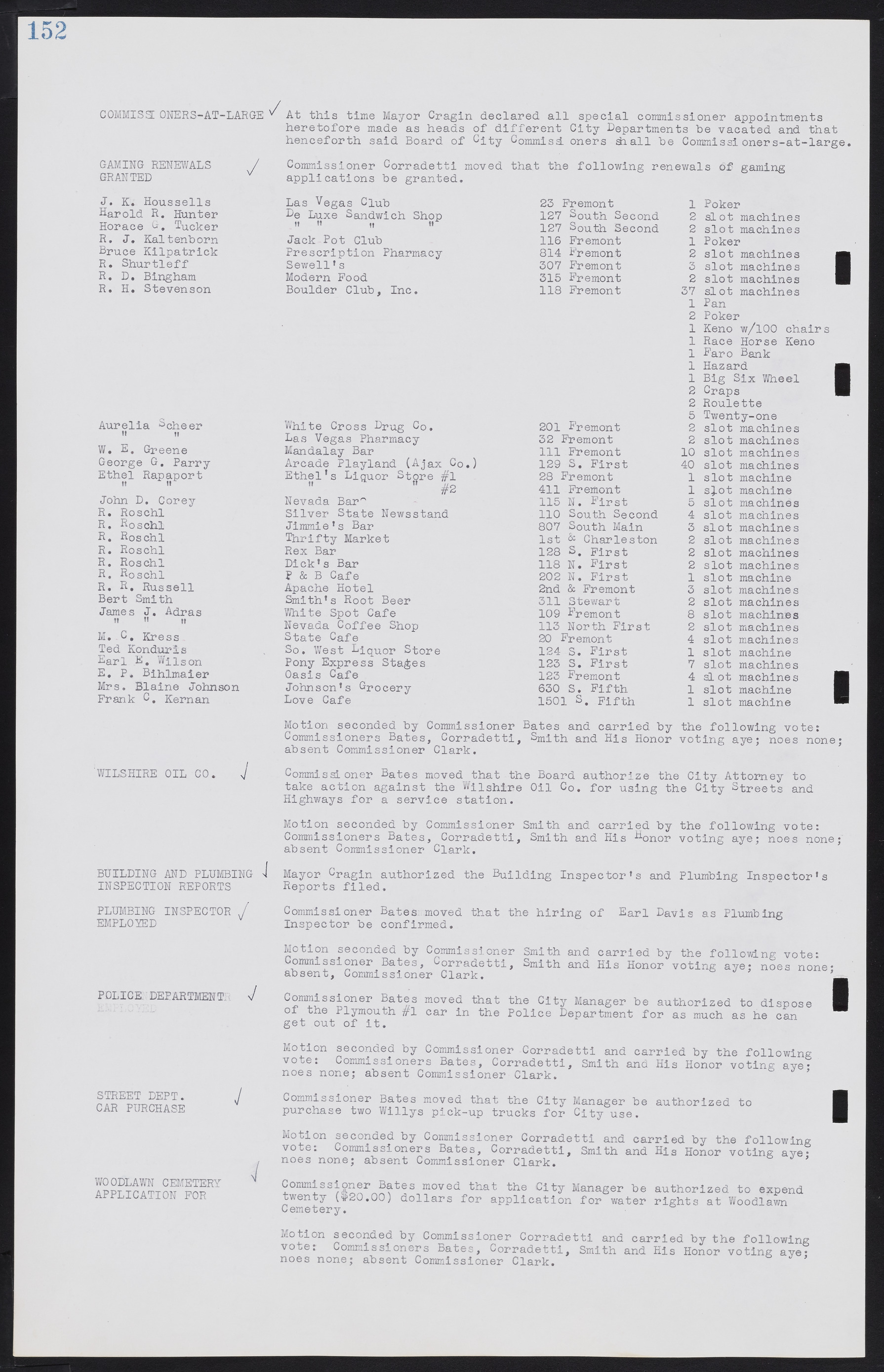 Las Vegas City Commission Minutes, August 11, 1942 to December 30, 1946, lvc000005-169