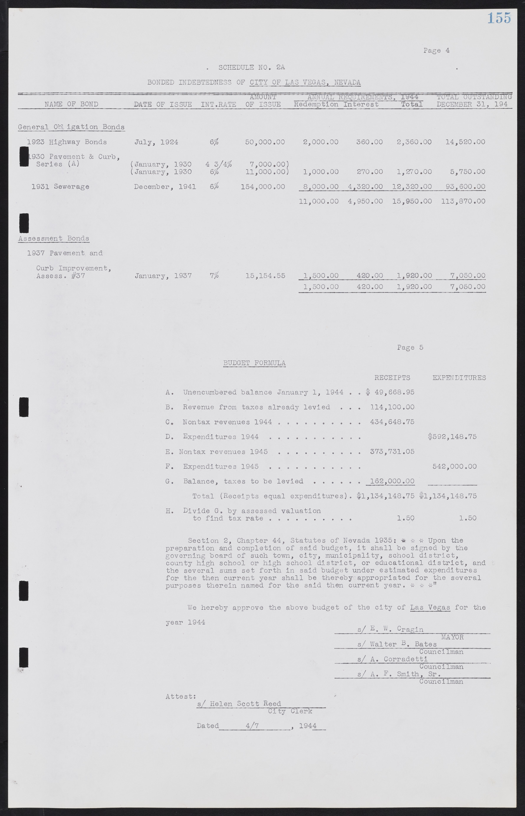 Las Vegas City Commission Minutes, August 11, 1942 to December 30, 1946, lvc000005-172