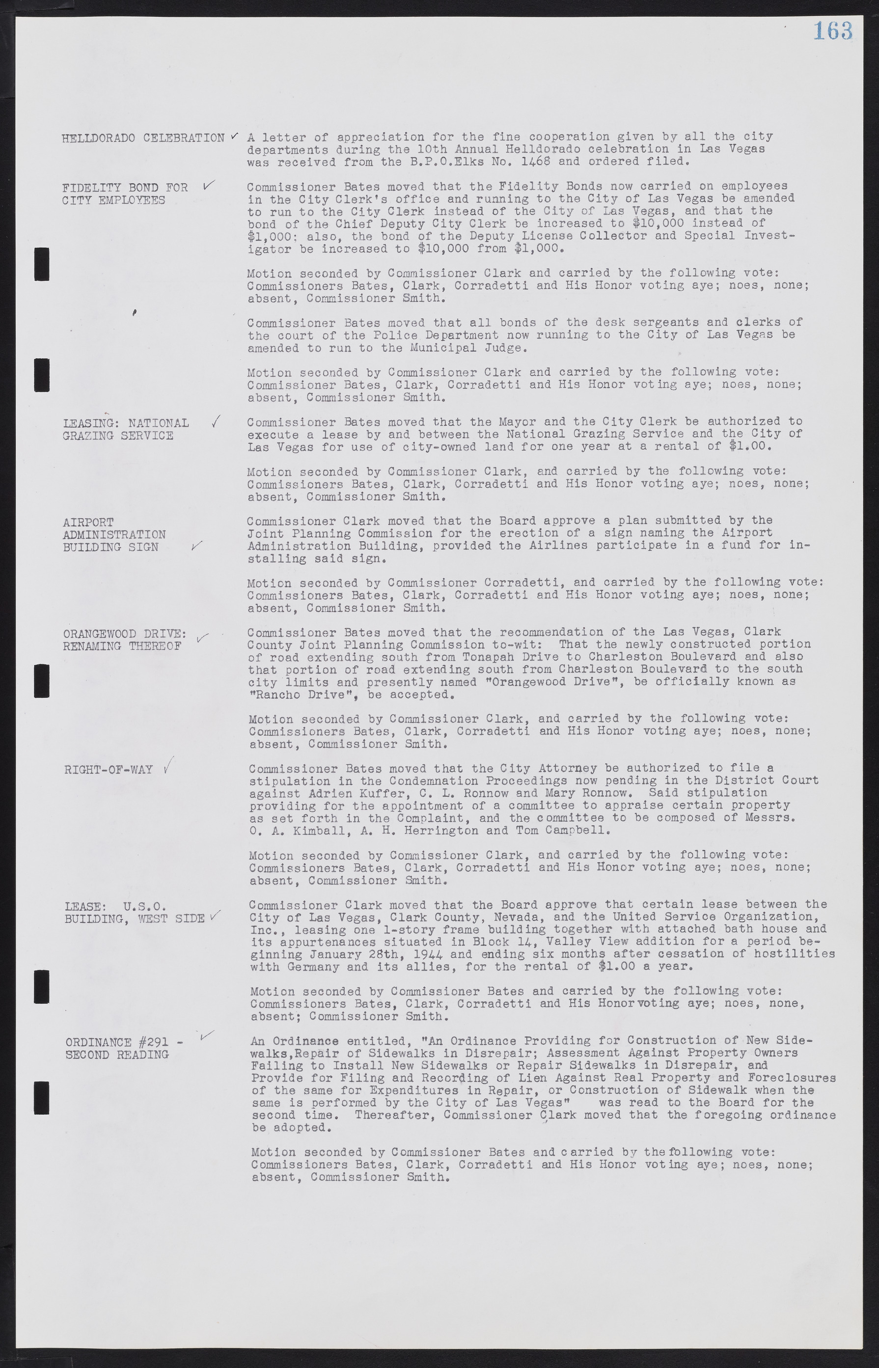 Las Vegas City Commission Minutes, August 11, 1942 to December 30, 1946, lvc000005-180