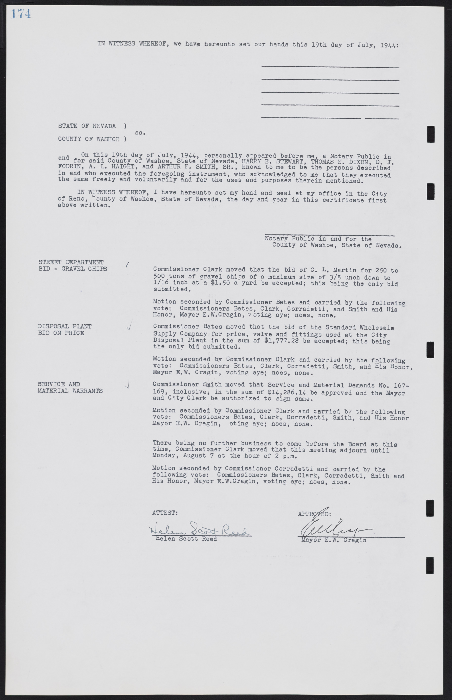 Las Vegas City Commission Minutes, August 11, 1942 to December 30, 1946, lvc000005-193