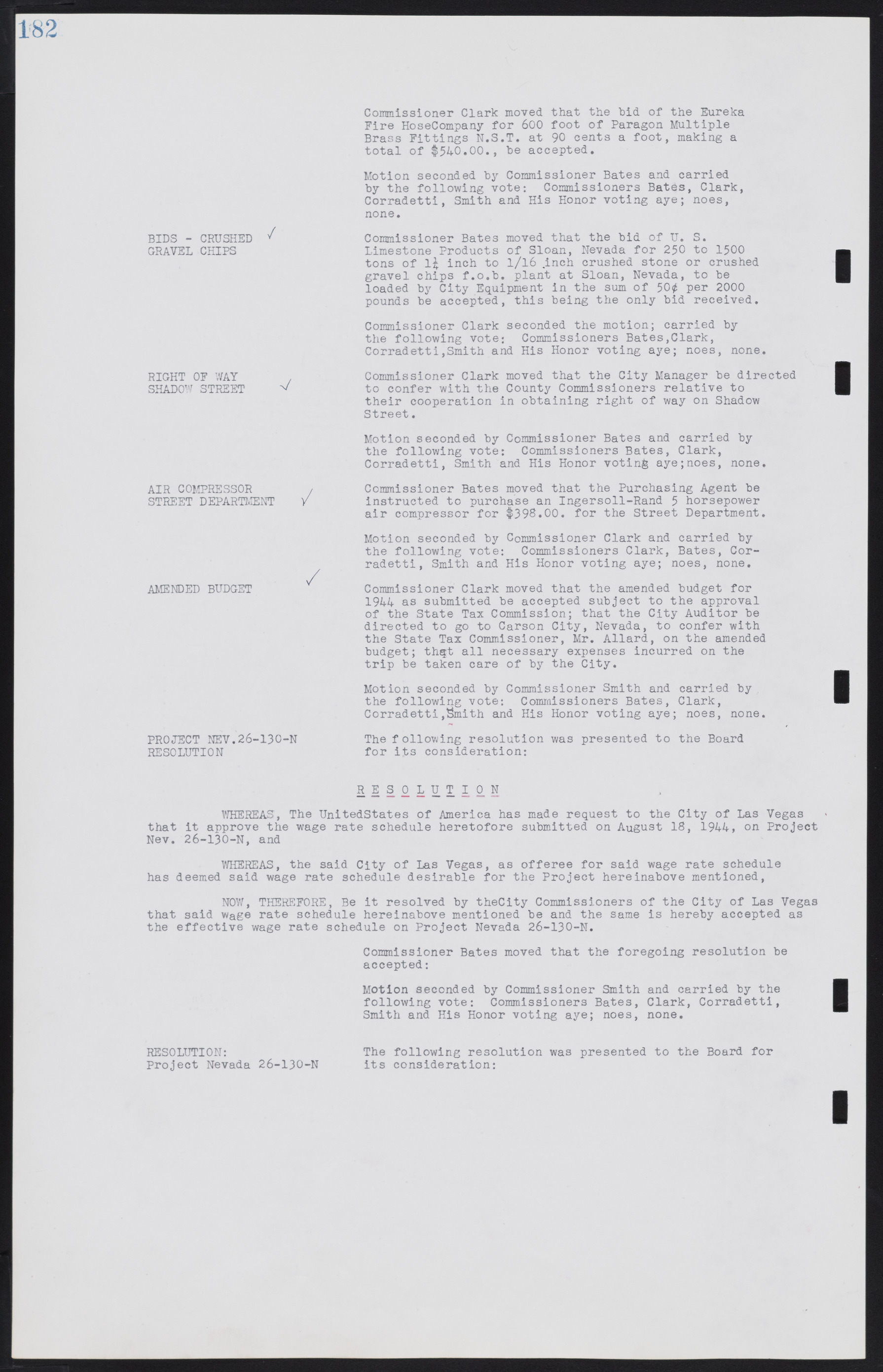 Las Vegas City Commission Minutes, August 11, 1942 to December 30, 1946, lvc000005-201