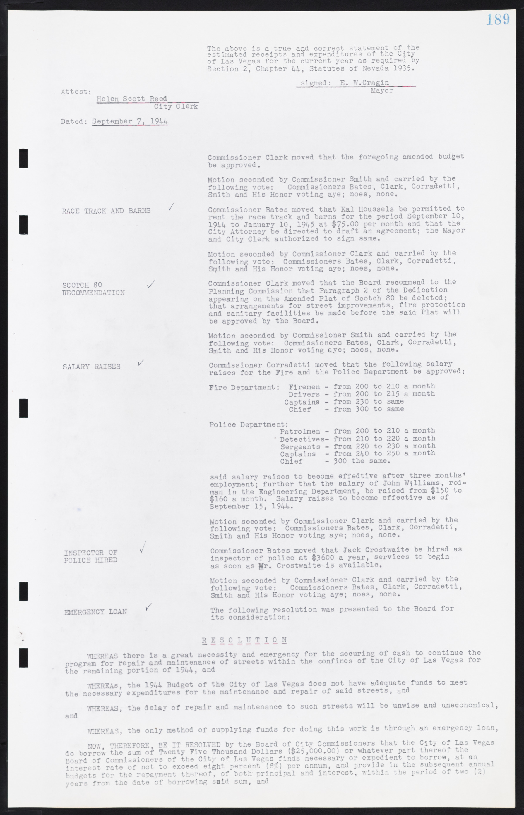 Las Vegas City Commission Minutes, August 11, 1942 to December 30, 1946, lvc000005-208