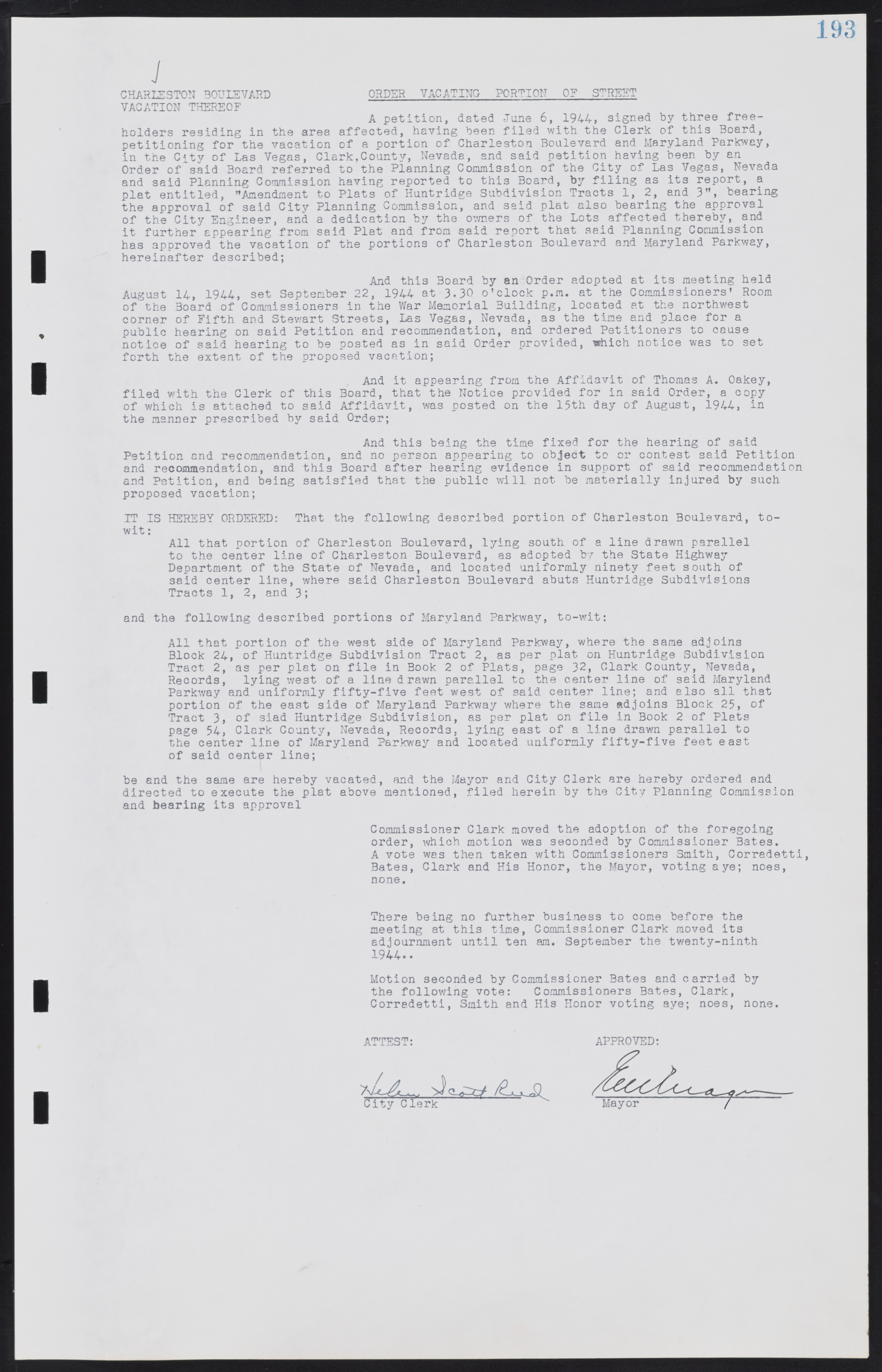 Las Vegas City Commission Minutes, August 11, 1942 to December 30, 1946, lvc000005-212