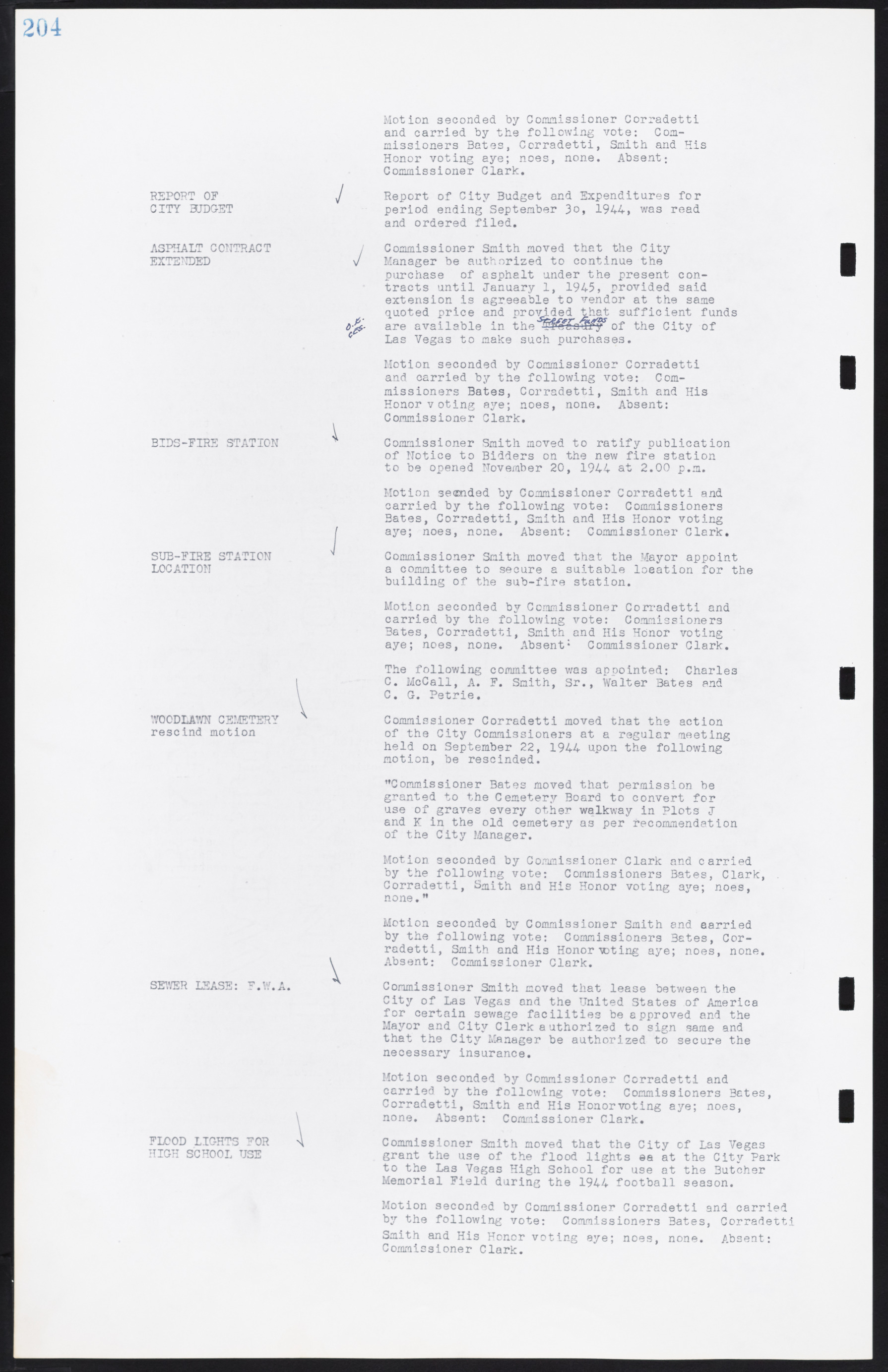 Las Vegas City Commission Minutes, August 11, 1942 to December 30, 1946, lvc000005-223