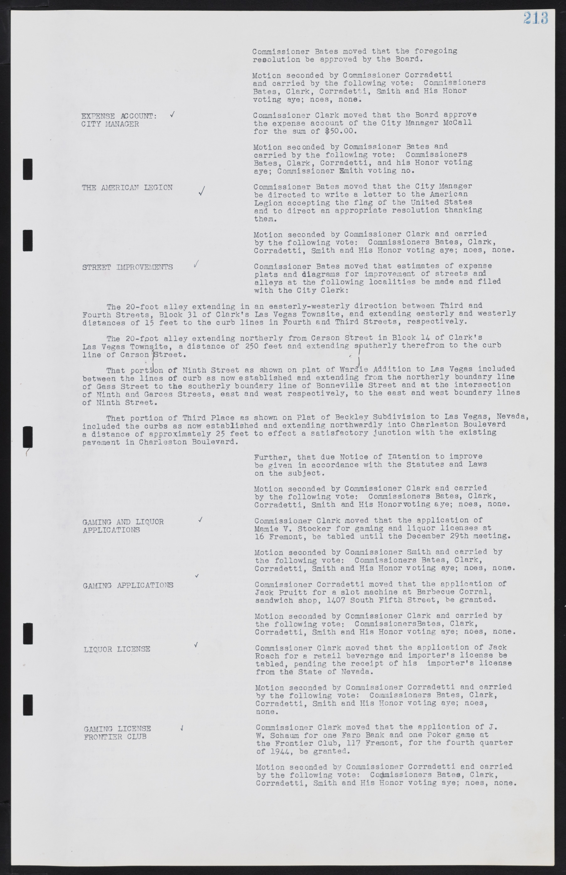 Las Vegas City Commission Minutes, August 11, 1942 to December 30, 1946, lvc000005-232