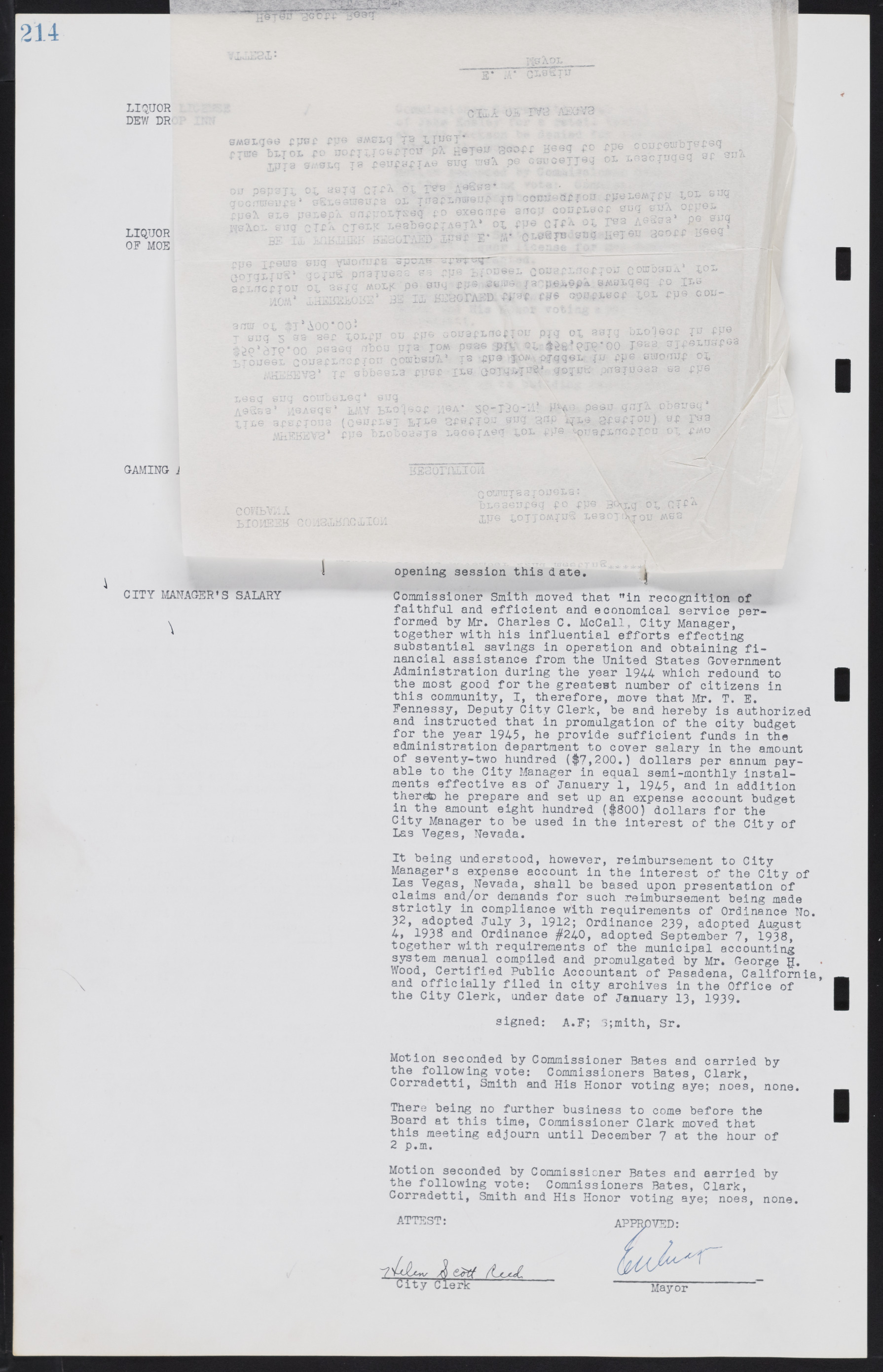 Las Vegas City Commission Minutes, August 11, 1942 to December 30, 1946, lvc000005-234