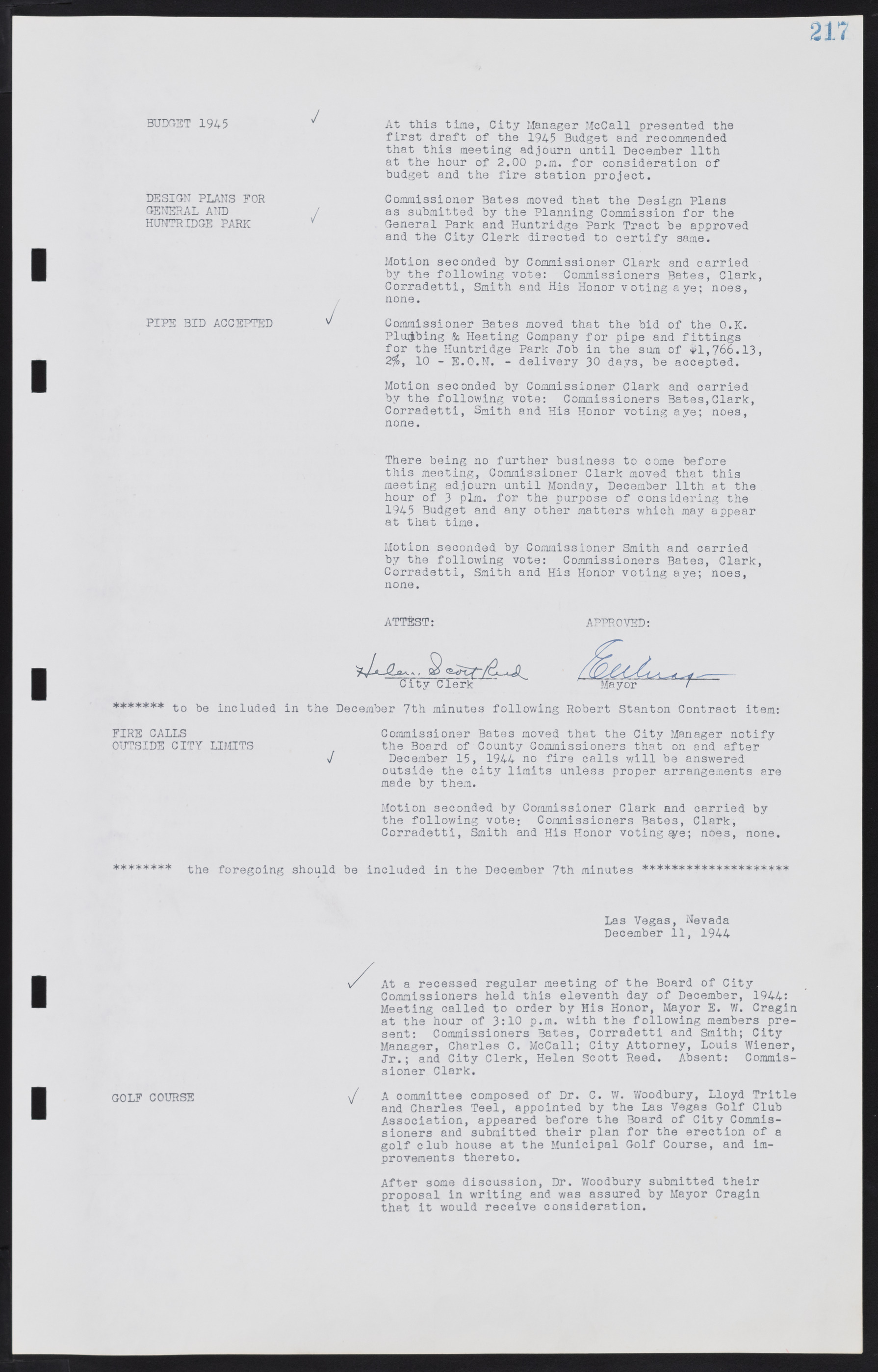 Las Vegas City Commission Minutes, August 11, 1942 to December 30, 1946, lvc000005-237