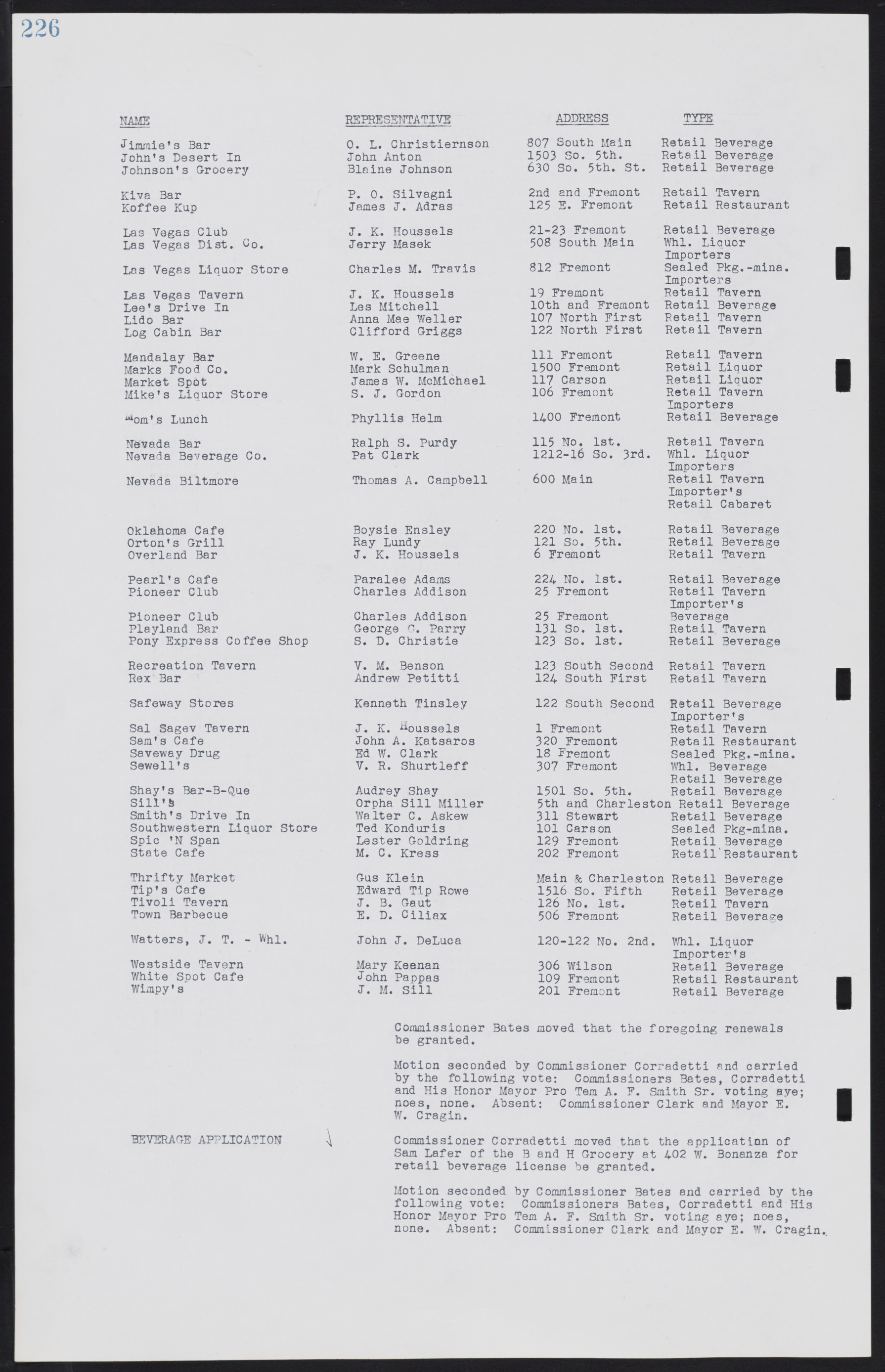 Las Vegas City Commission Minutes, August 11, 1942 to December 30, 1946, lvc000005-246