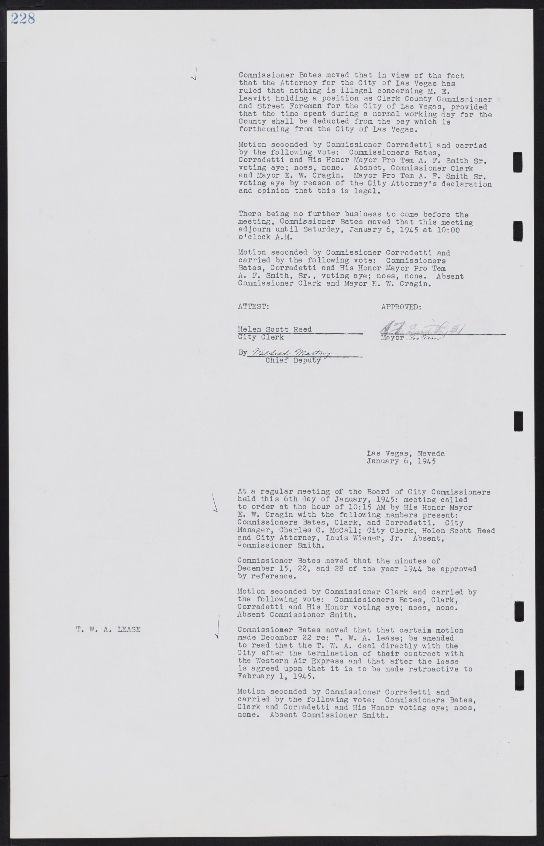 Las Vegas City Commission Minutes, August 11, 1942 to December 30, 1946, lvc000005-248