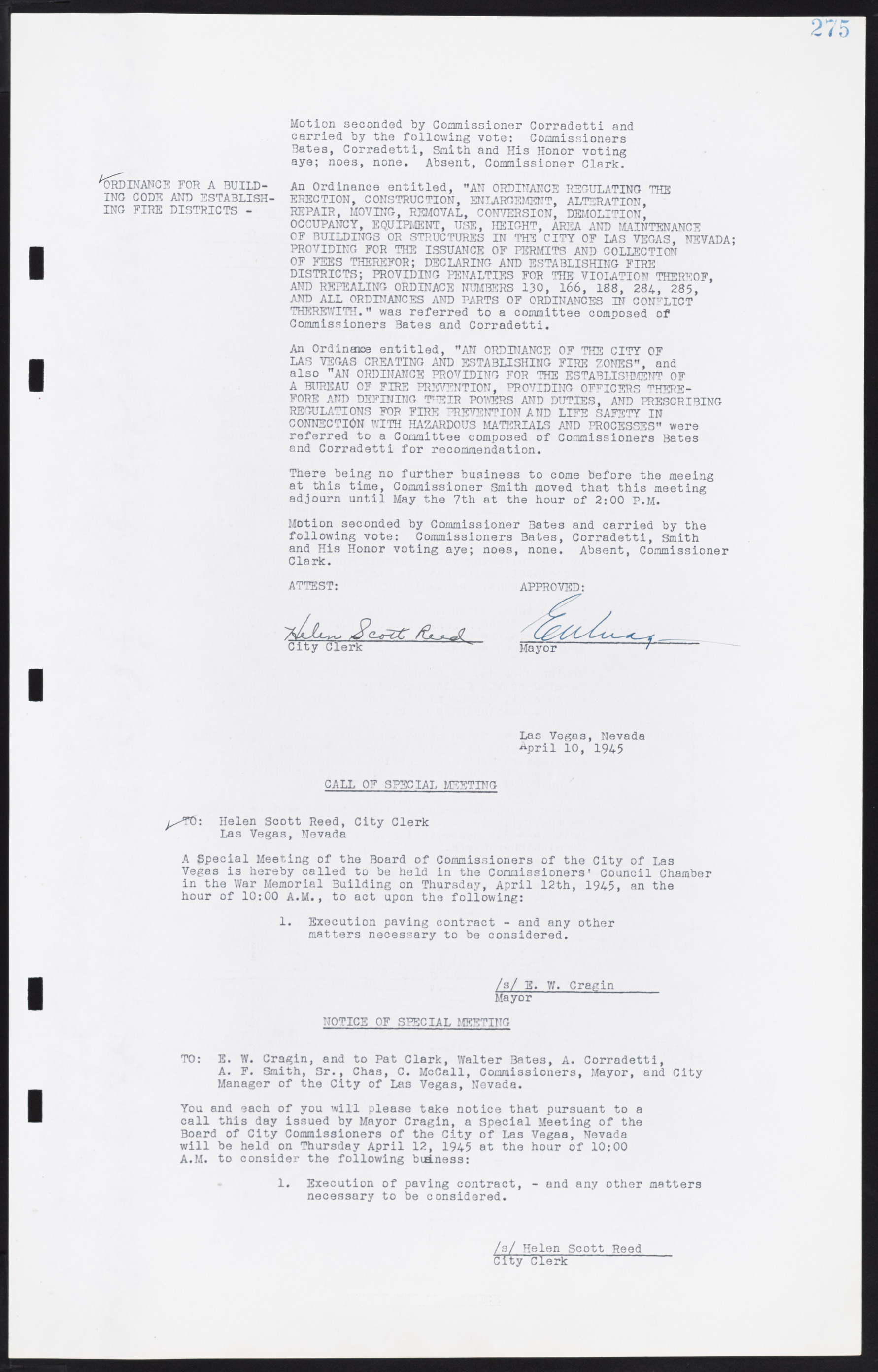 Las Vegas City Commission Minutes, August 11, 1942 to December 30, 1946, lvc000005-297