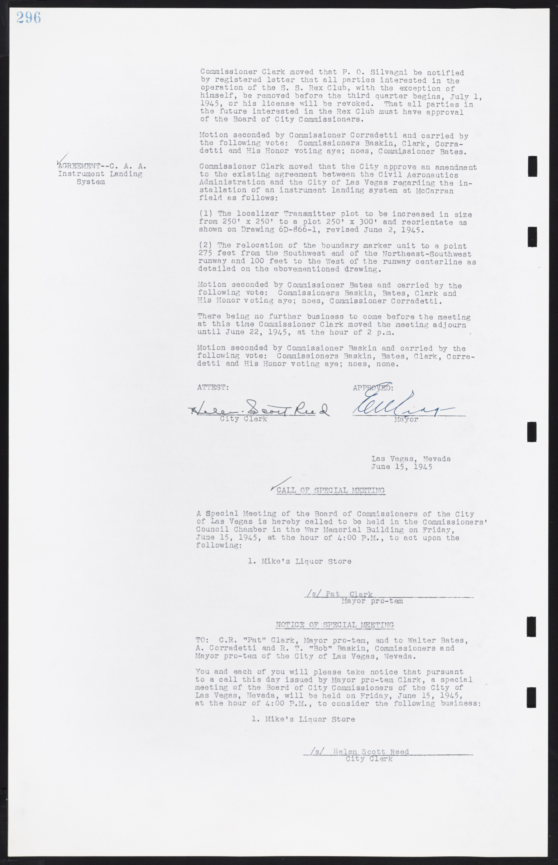 Las Vegas City Commission Minutes, August 11, 1942 to December 30, 1946, lvc000005-318