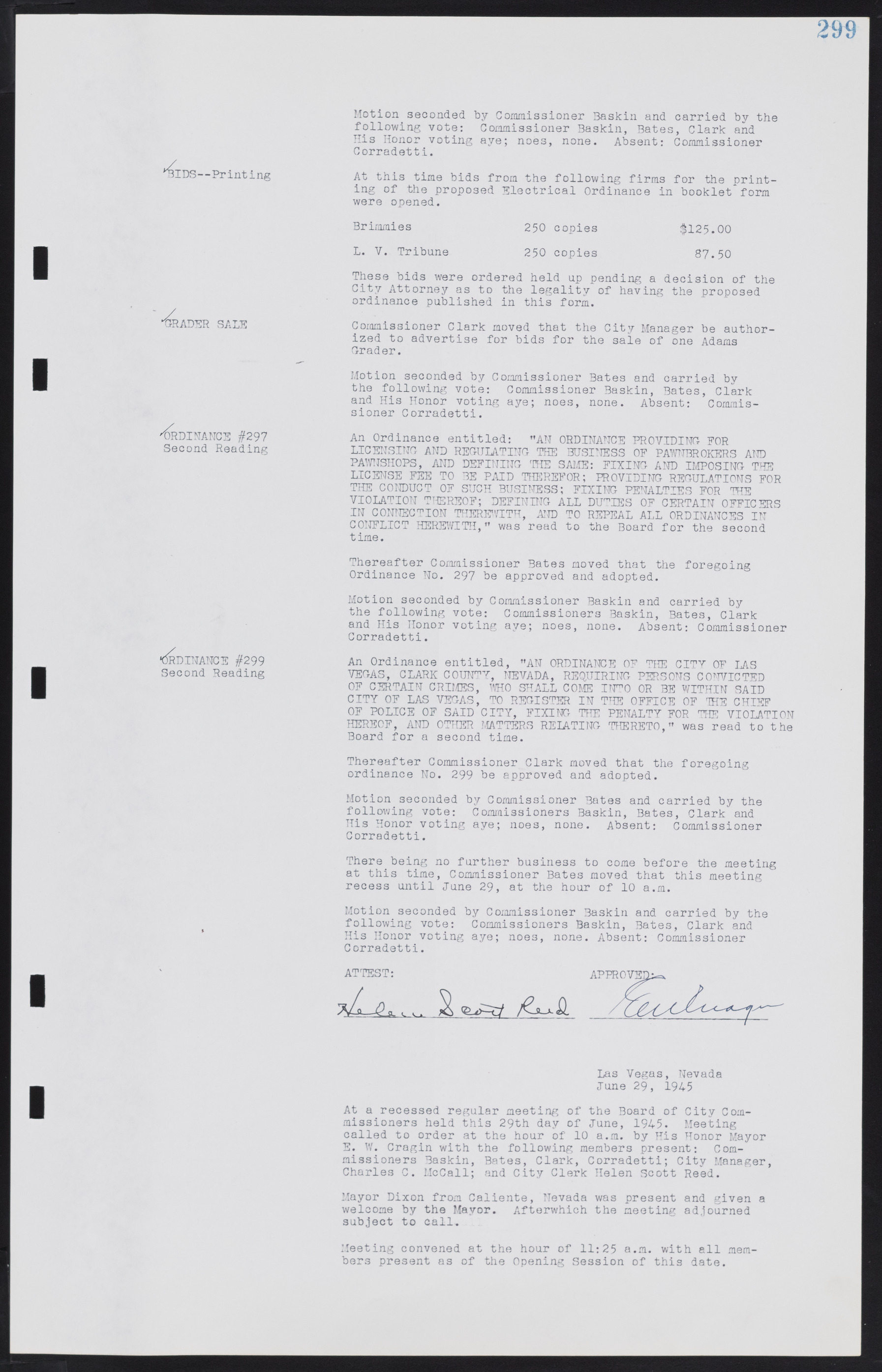 Las Vegas City Commission Minutes, August 11, 1942 to December 30, 1946, lvc000005-321