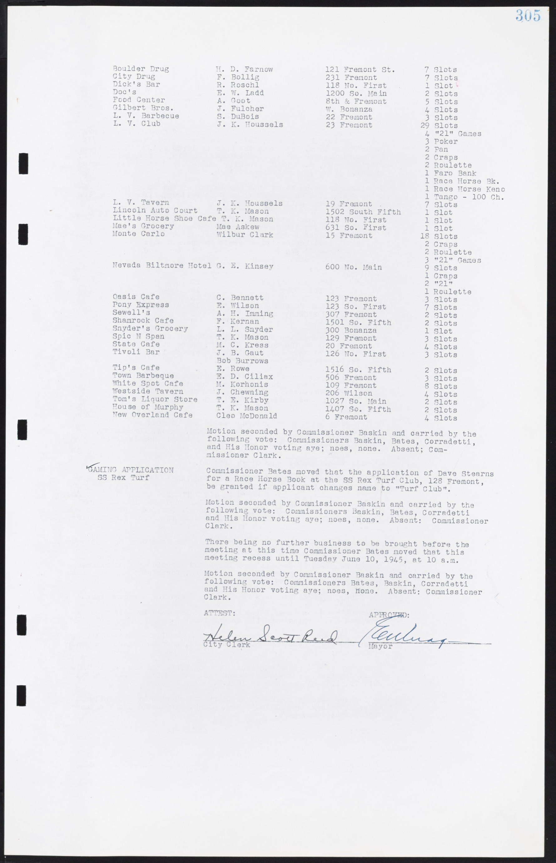 Las Vegas City Commission Minutes, August 11, 1942 to December 30, 1946, lvc000005-329