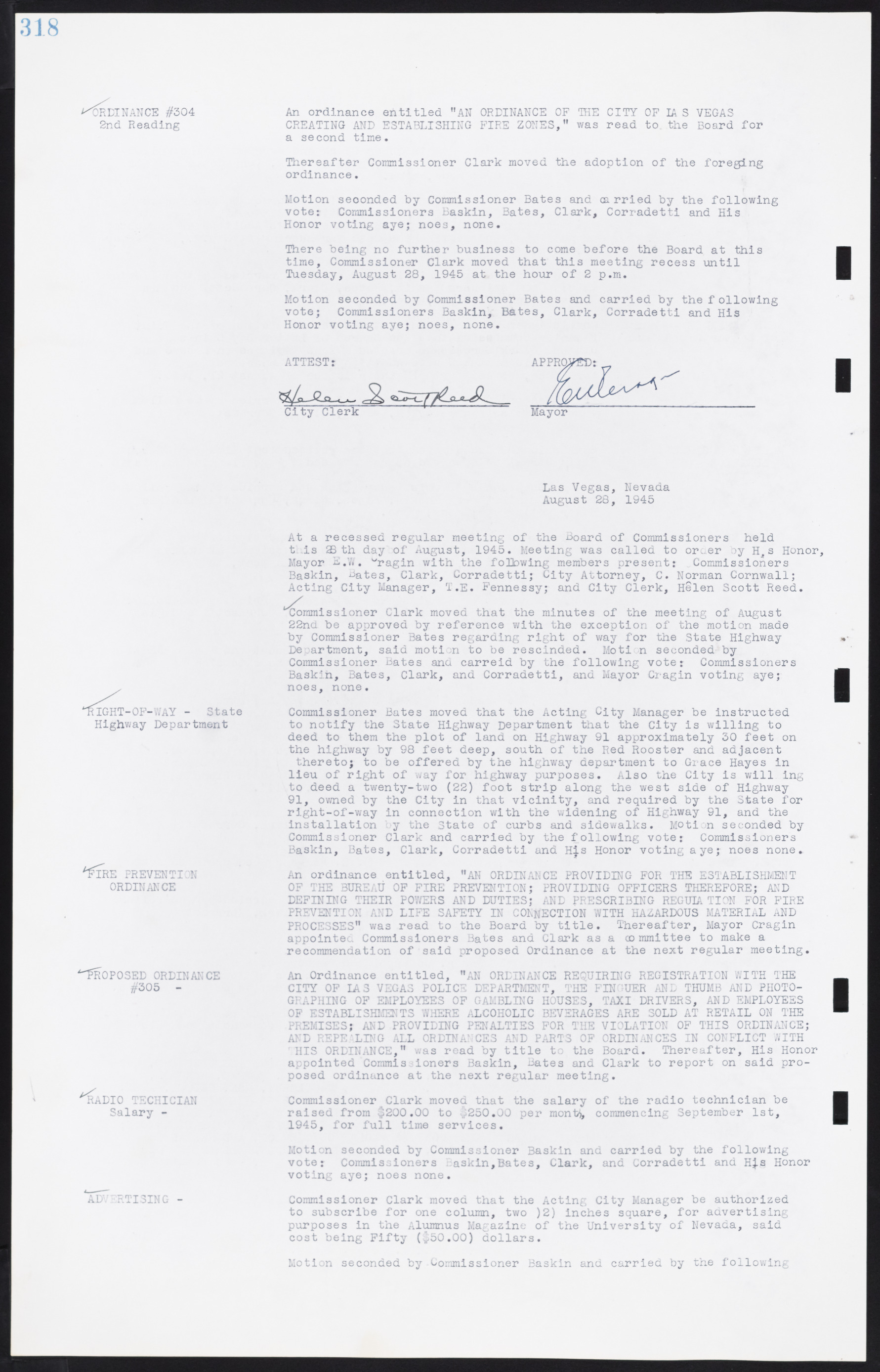 Las Vegas City Commission Minutes, August 11, 1942 to December 30, 1946, lvc000005-342