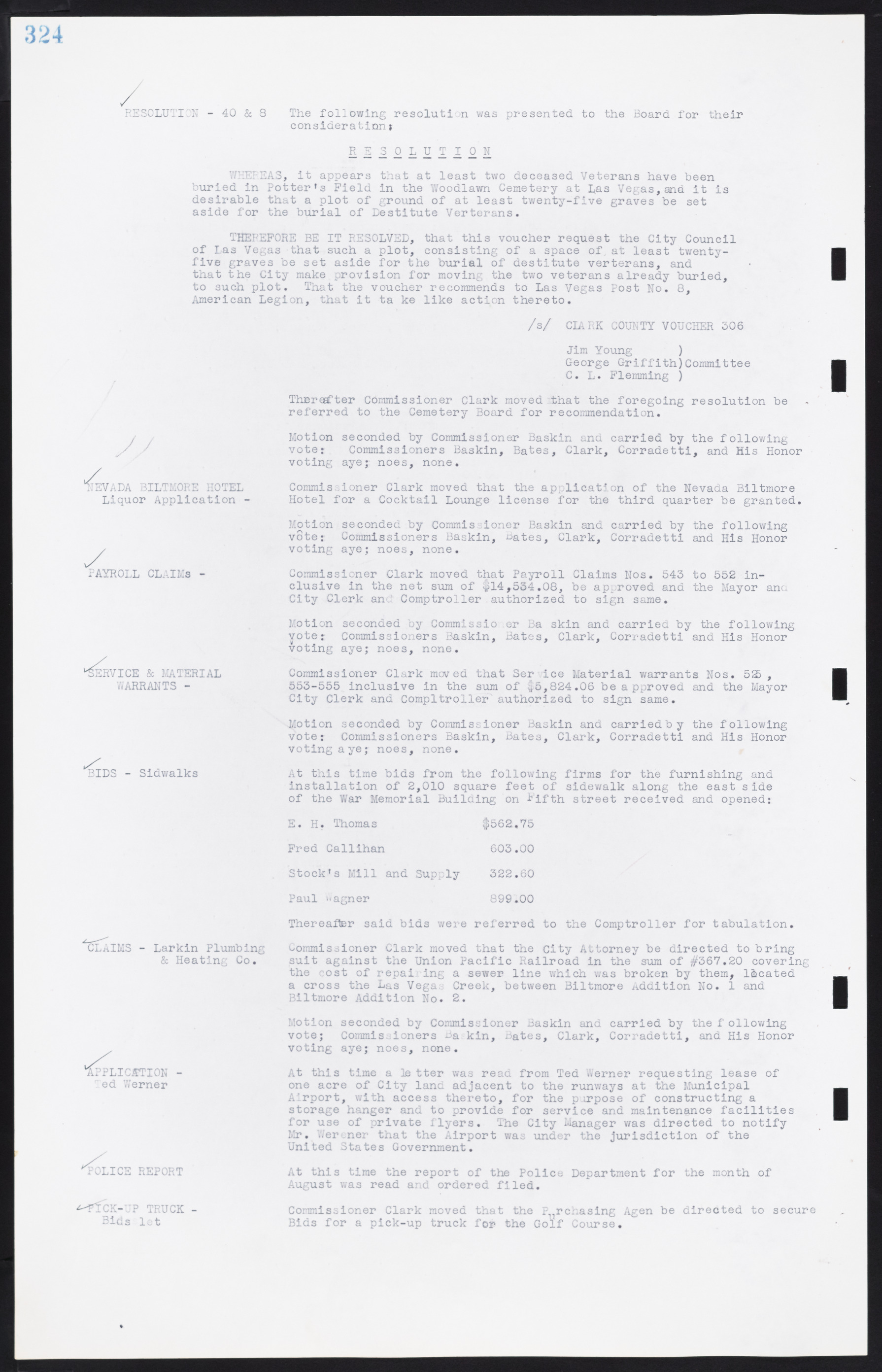 Las Vegas City Commission Minutes, August 11, 1942 to December 30, 1946, lvc000005-348