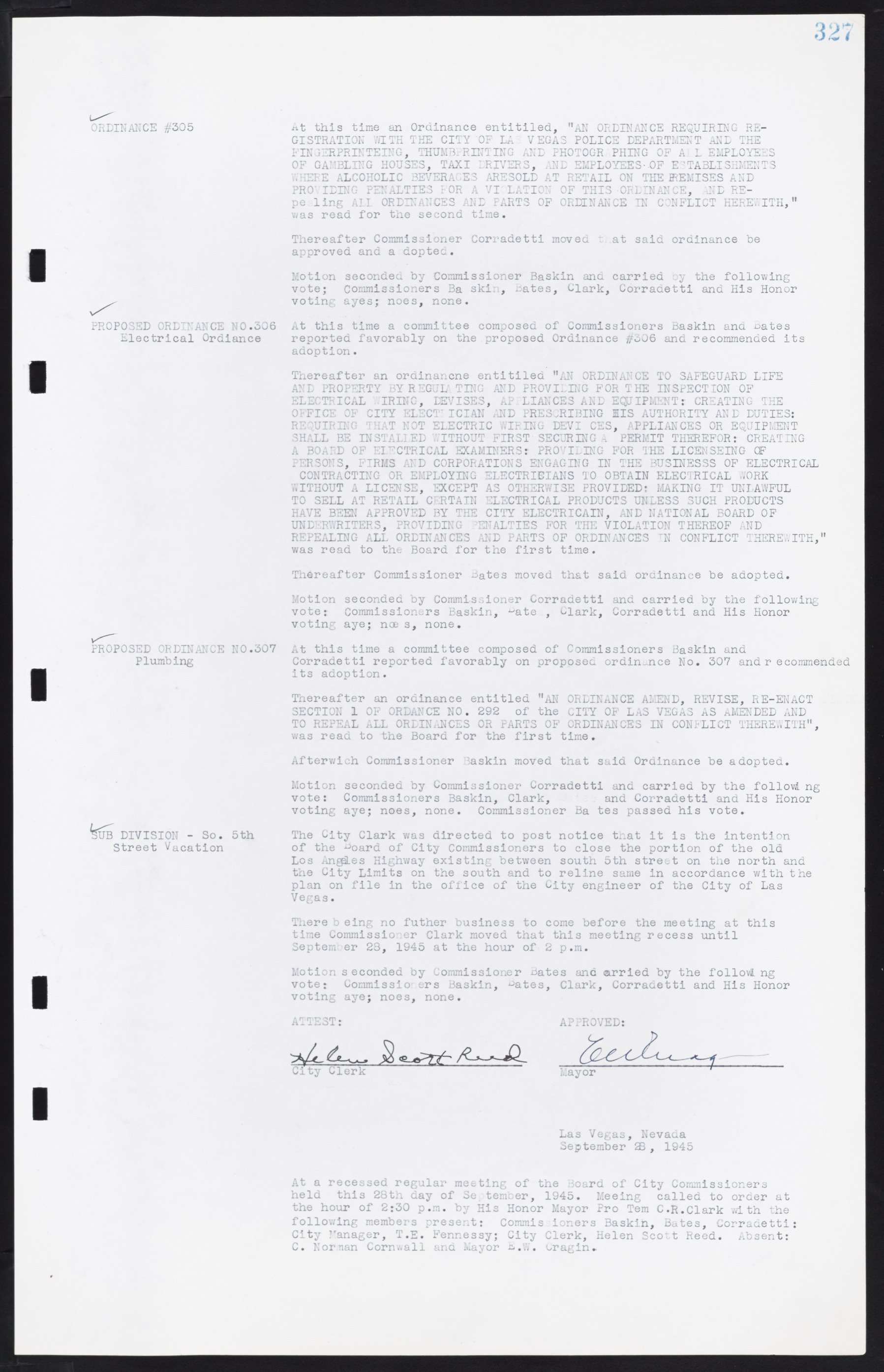 Las Vegas City Commission Minutes, August 11, 1942 to December 30, 1946, lvc000005-351