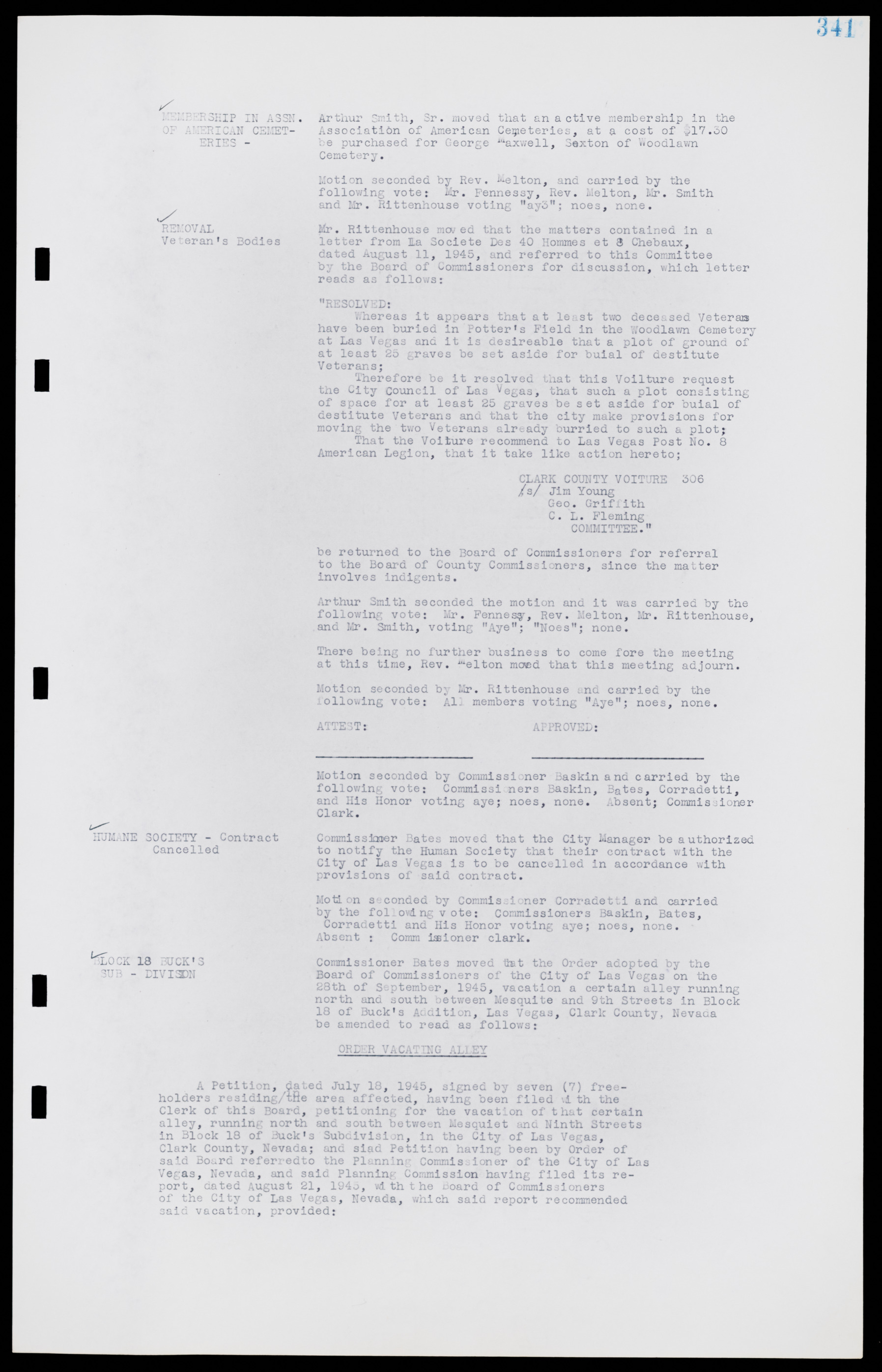 Las Vegas City Commission Minutes, August 11, 1942 to December 30, 1946, lvc000005-366