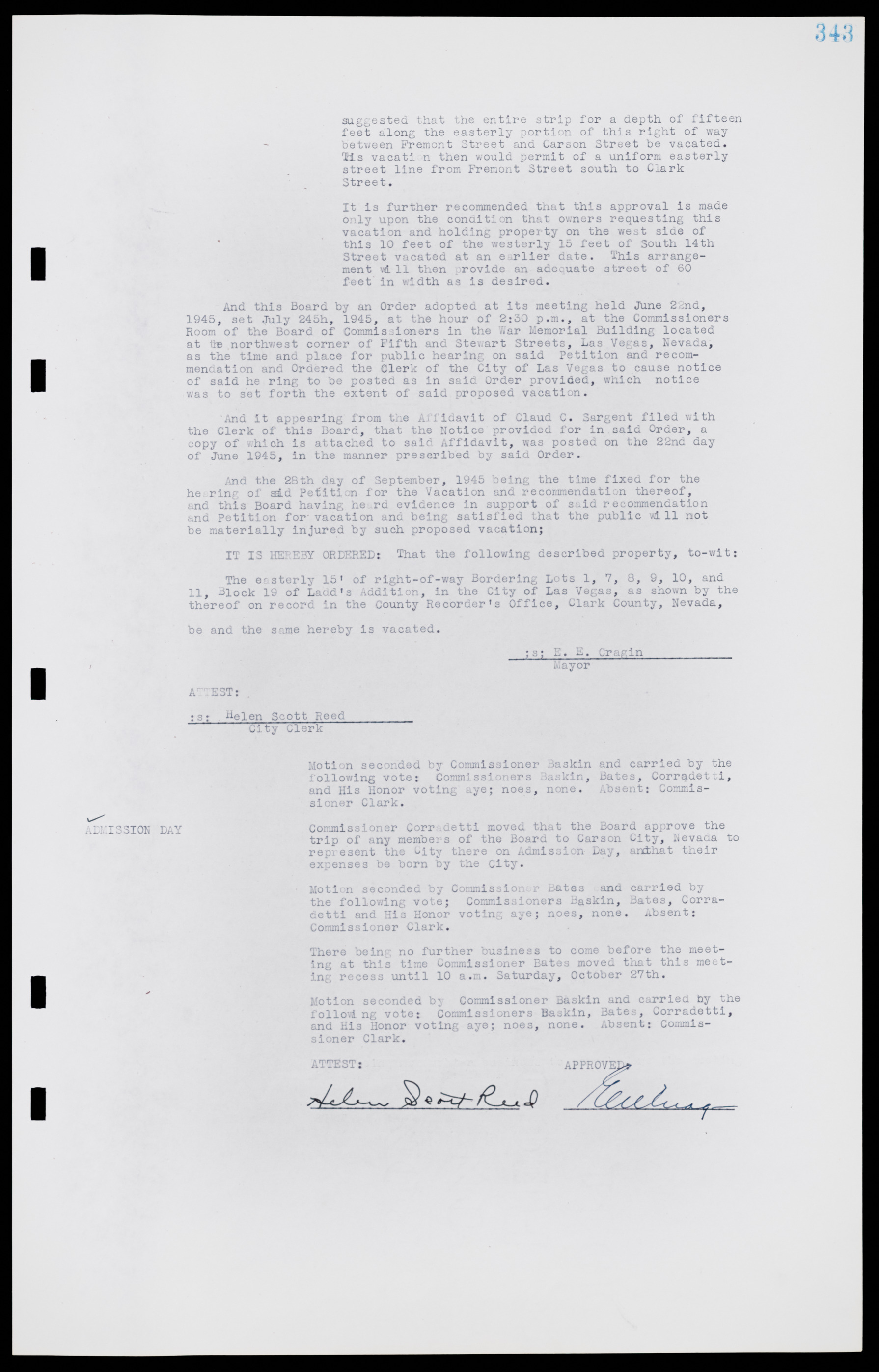 Las Vegas City Commission Minutes, August 11, 1942 to December 30, 1946, lvc000005-368