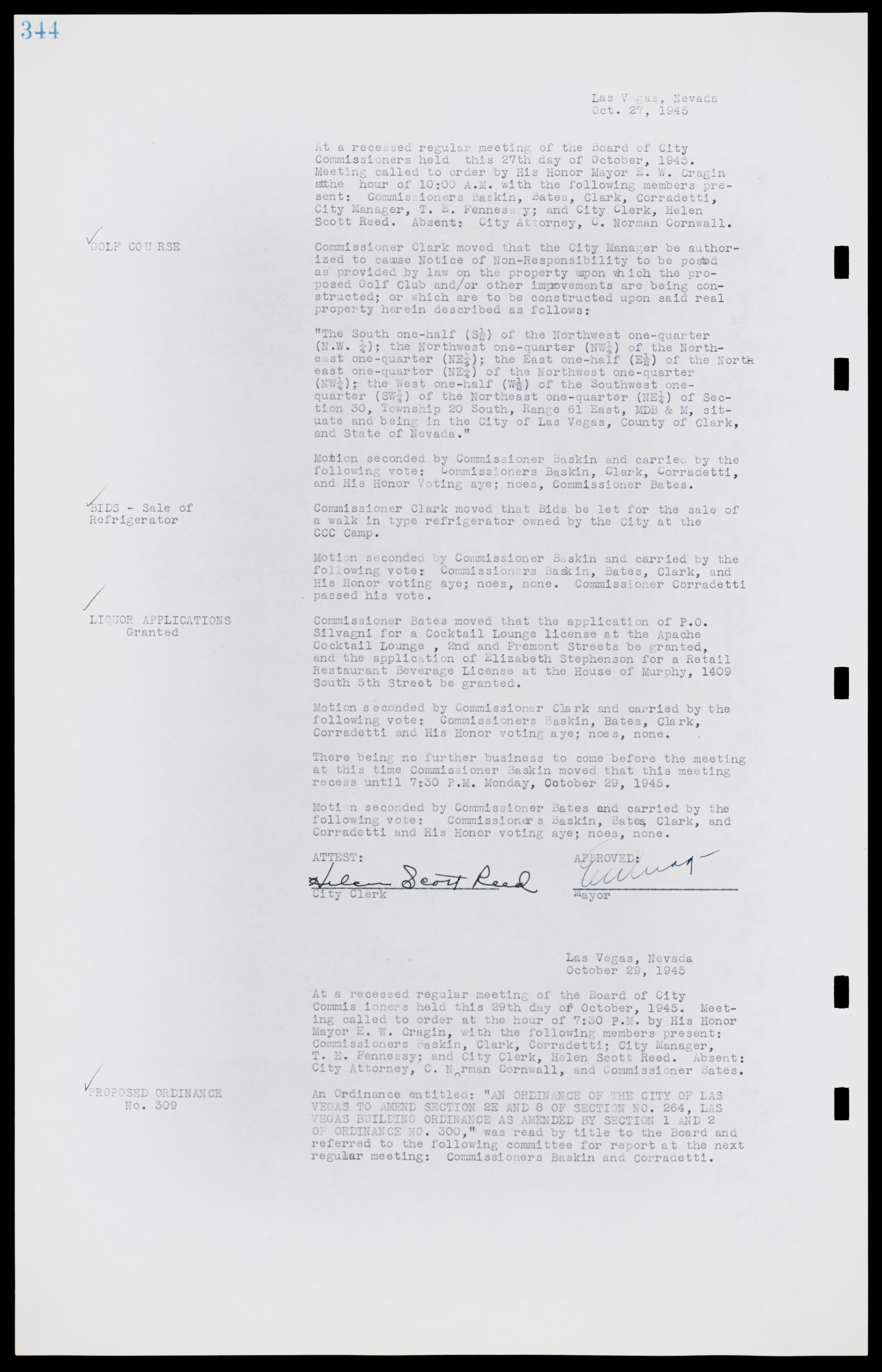 Las Vegas City Commission Minutes, August 11, 1942 to December 30, 1946, lvc000005-369