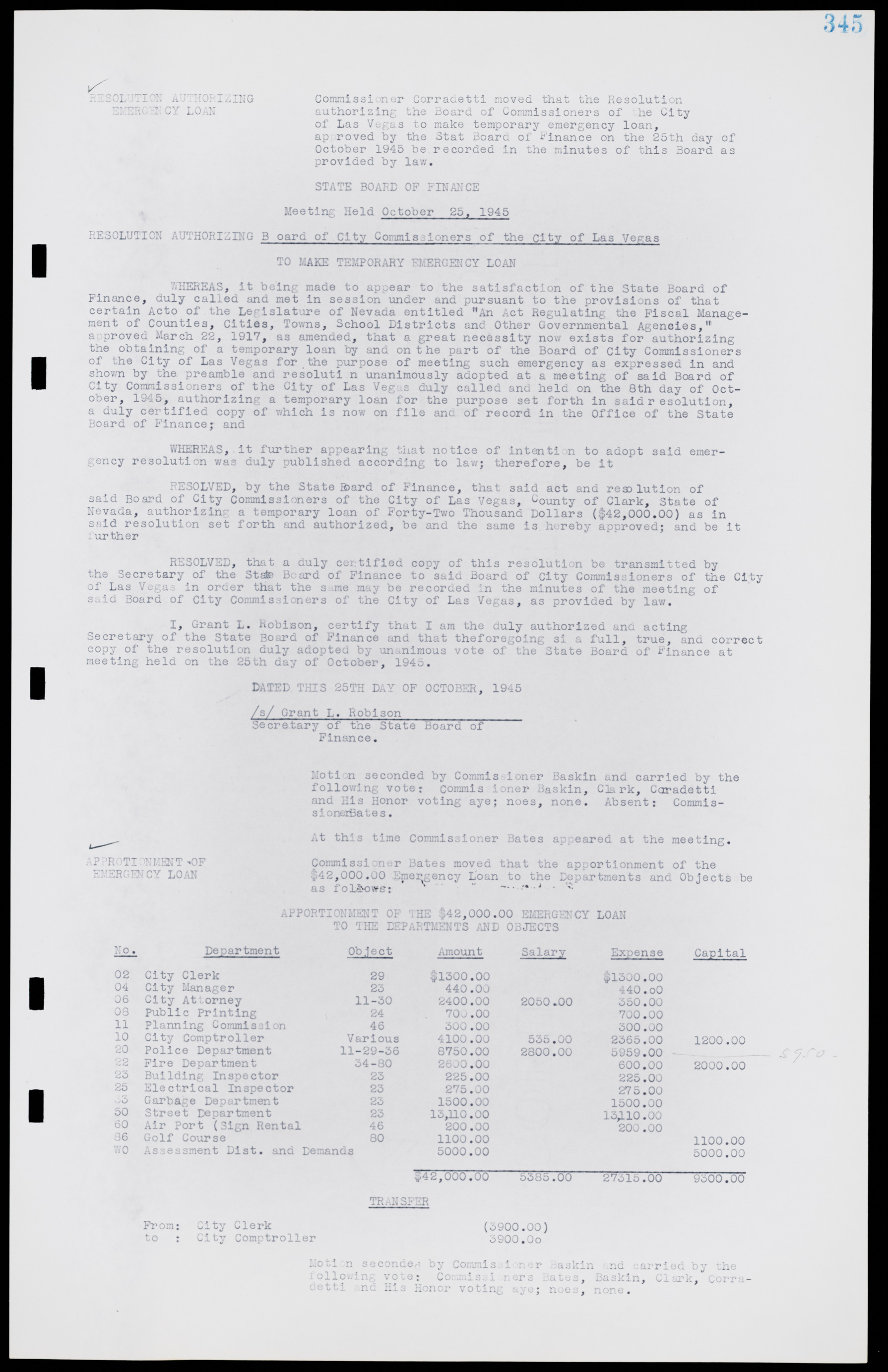 Las Vegas City Commission Minutes, August 11, 1942 to December 30, 1946, lvc000005-370