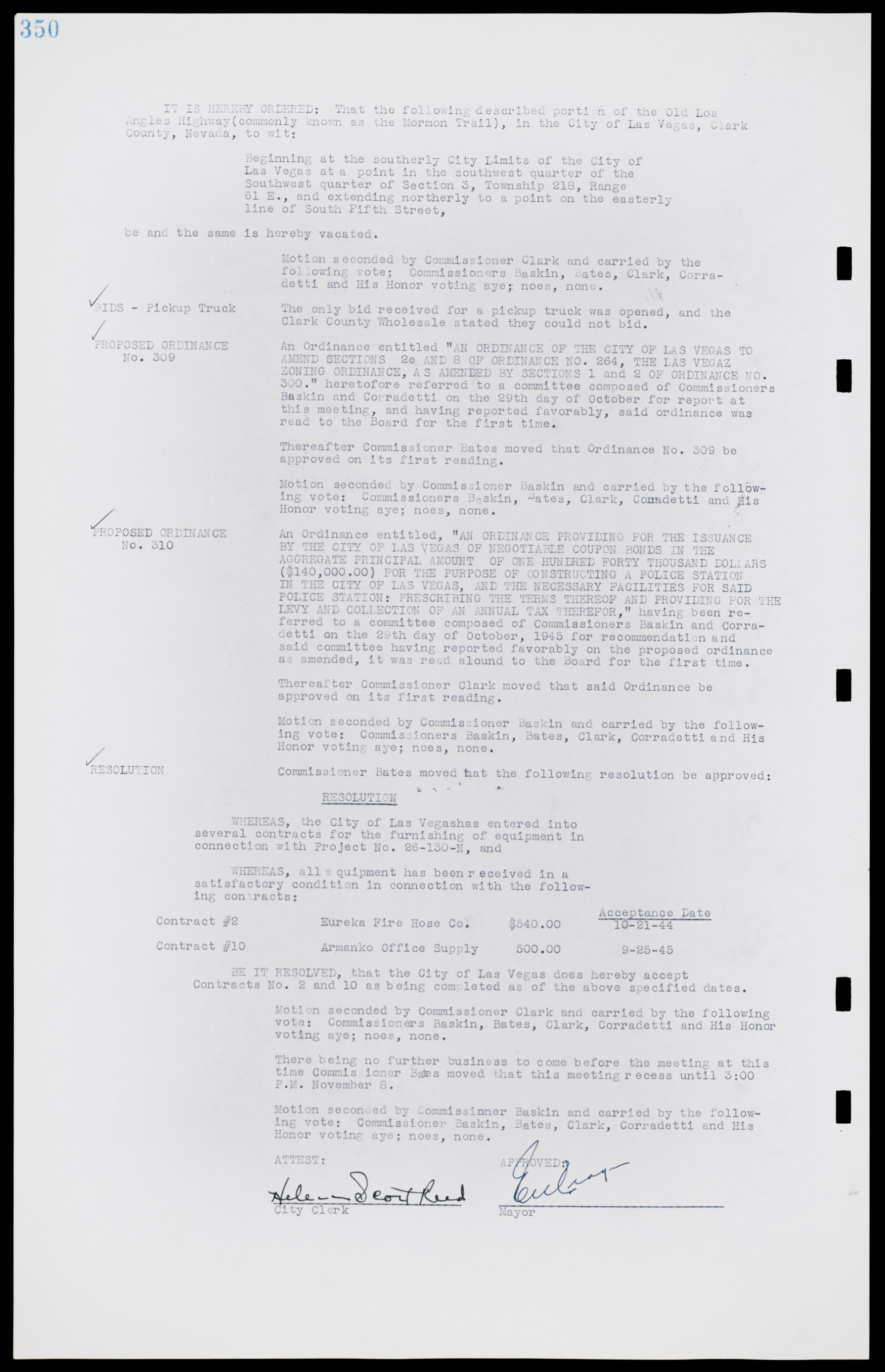 Las Vegas City Commission Minutes, August 11, 1942 to December 30, 1946, lvc000005-375