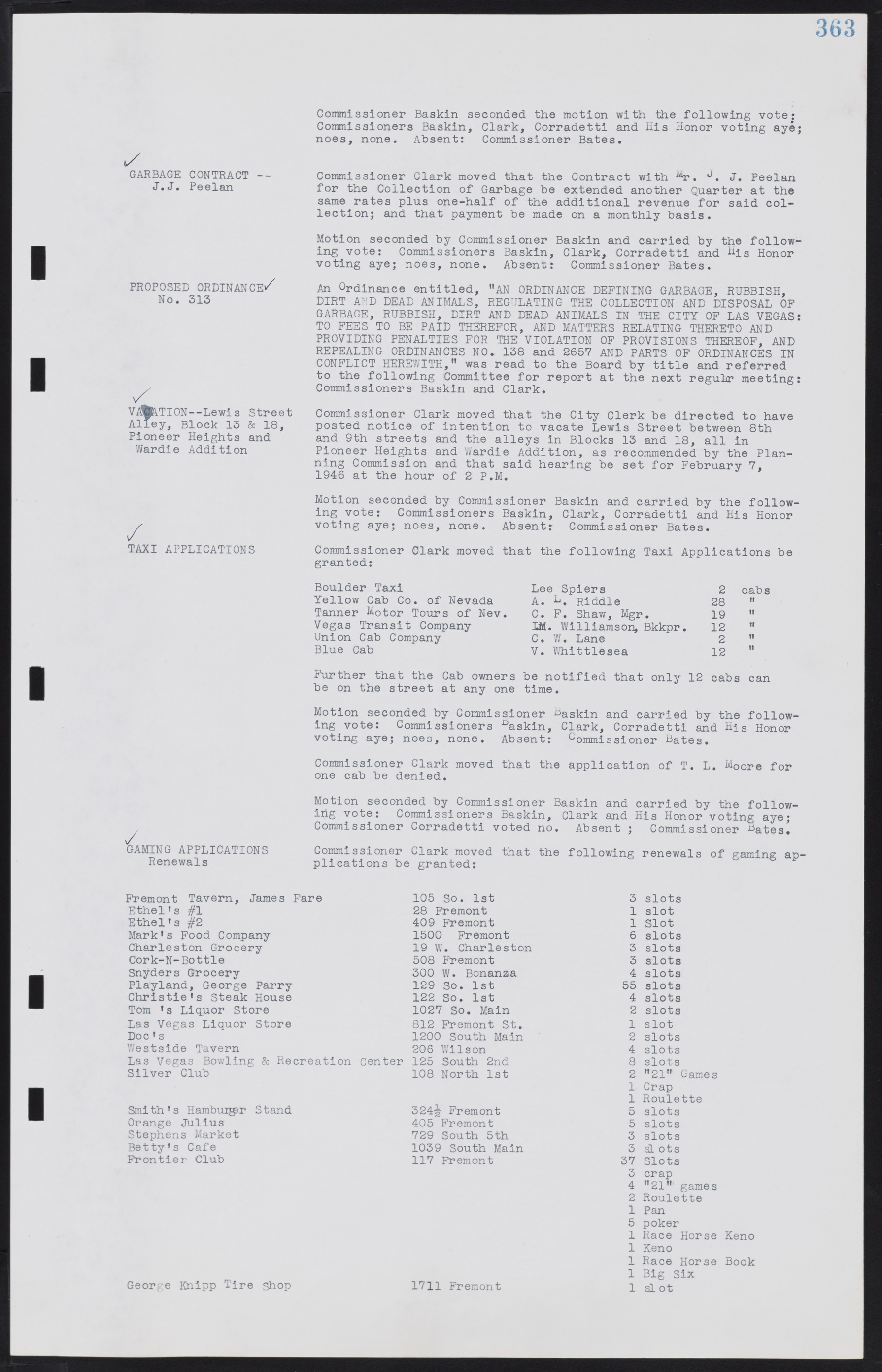 Las Vegas City Commission Minutes, August 11, 1942 to December 30, 1946, lvc000005-388