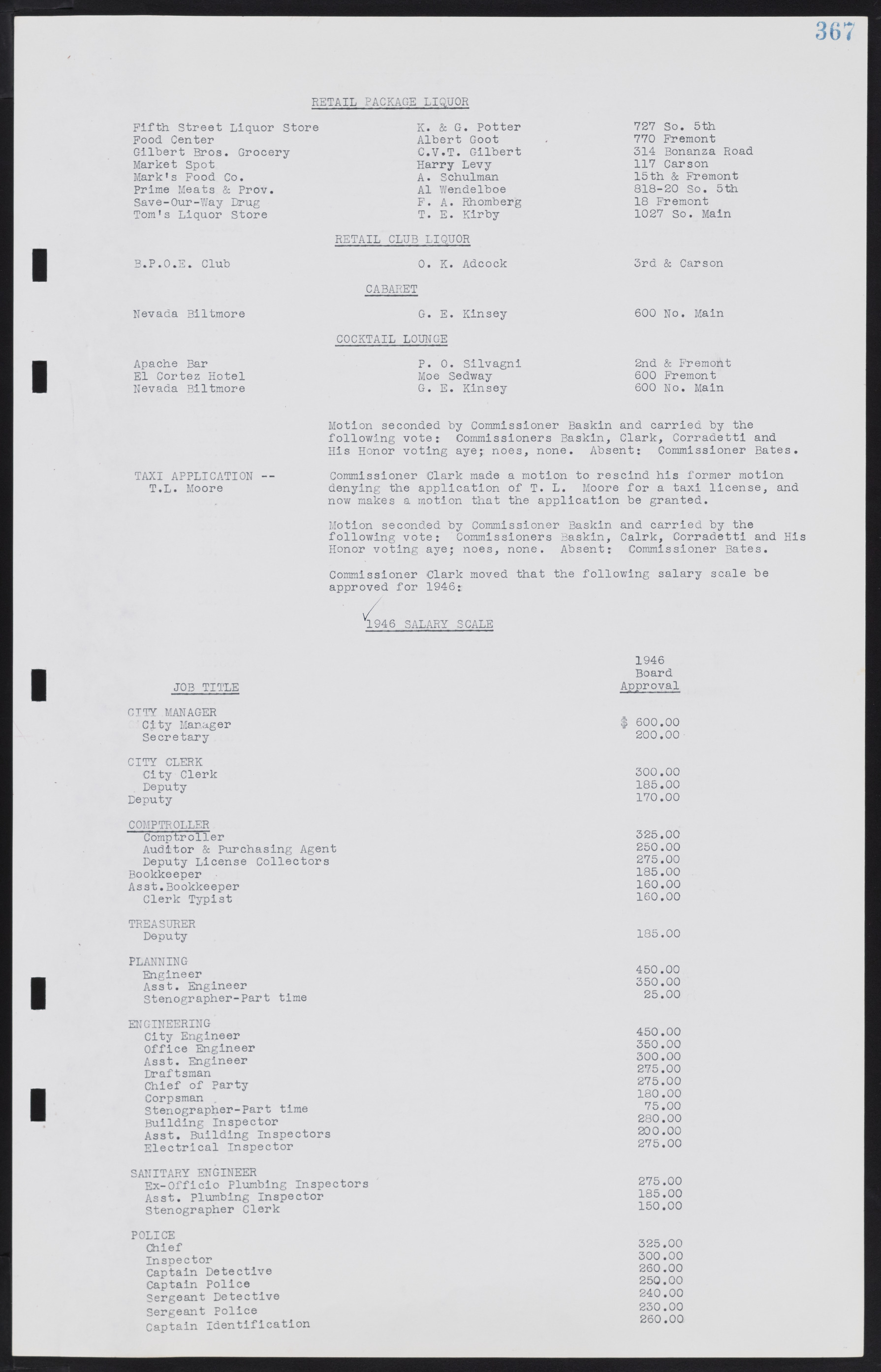 Las Vegas City Commission Minutes, August 11, 1942 to December 30, 1946, lvc000005-392