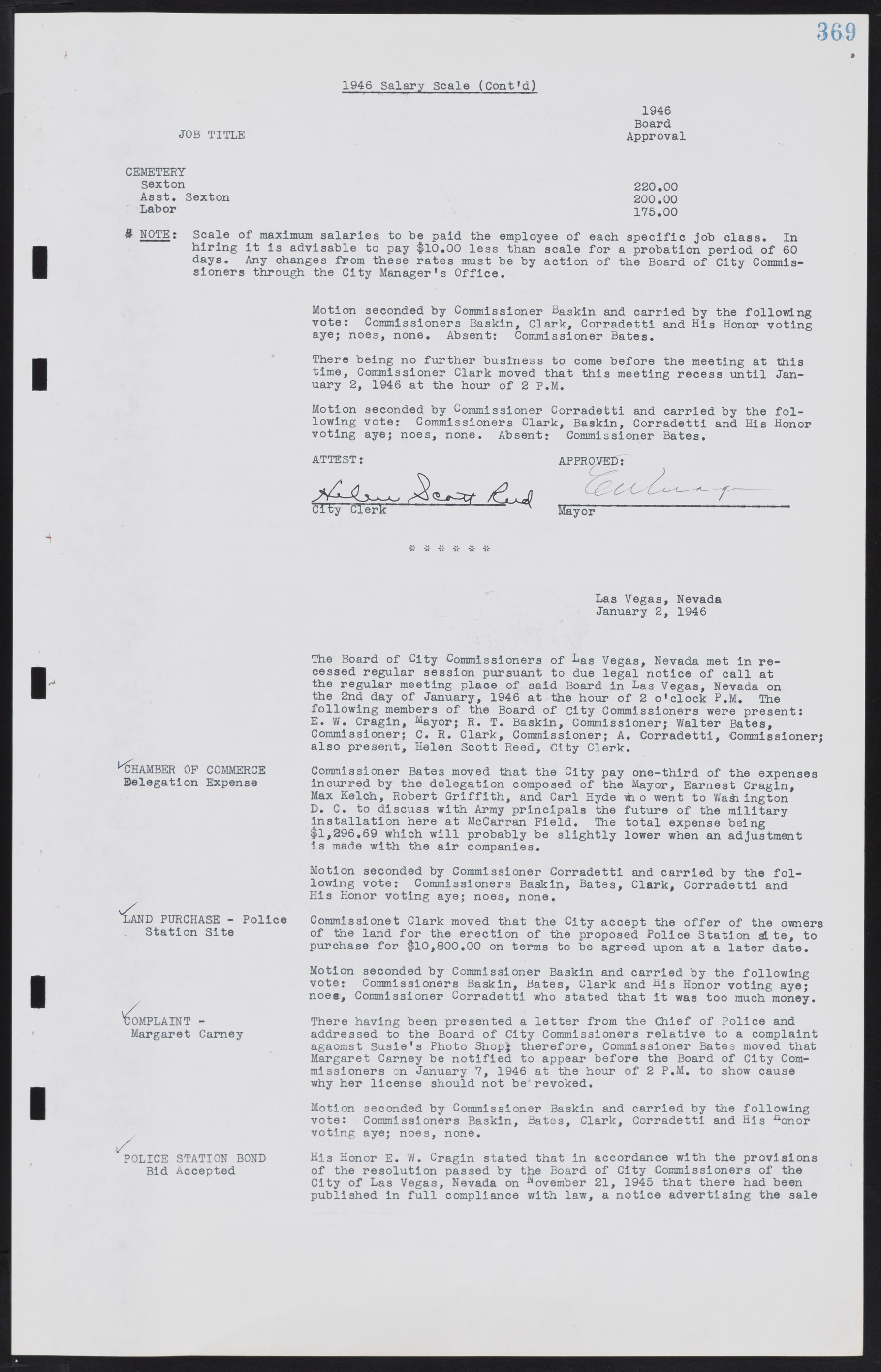Las Vegas City Commission Minutes, August 11, 1942 to December 30, 1946, lvc000005-396