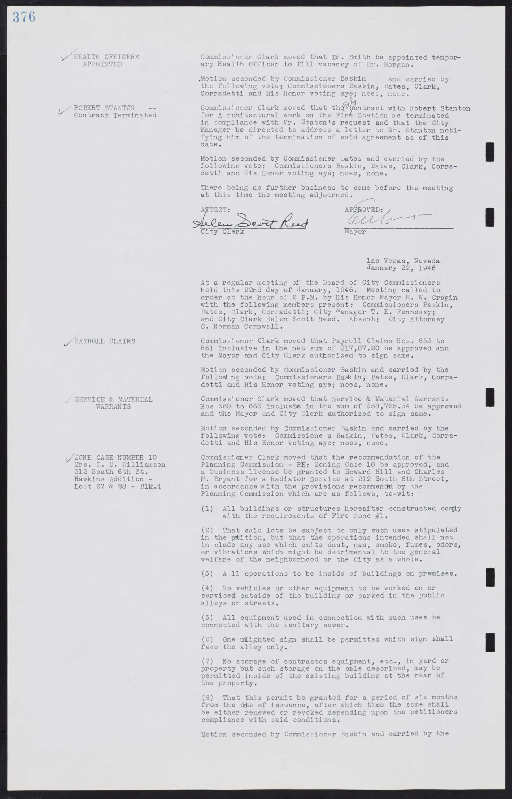 Las Vegas City Commission Minutes, August 11, 1942 to December 30, 1946, lvc000005-403