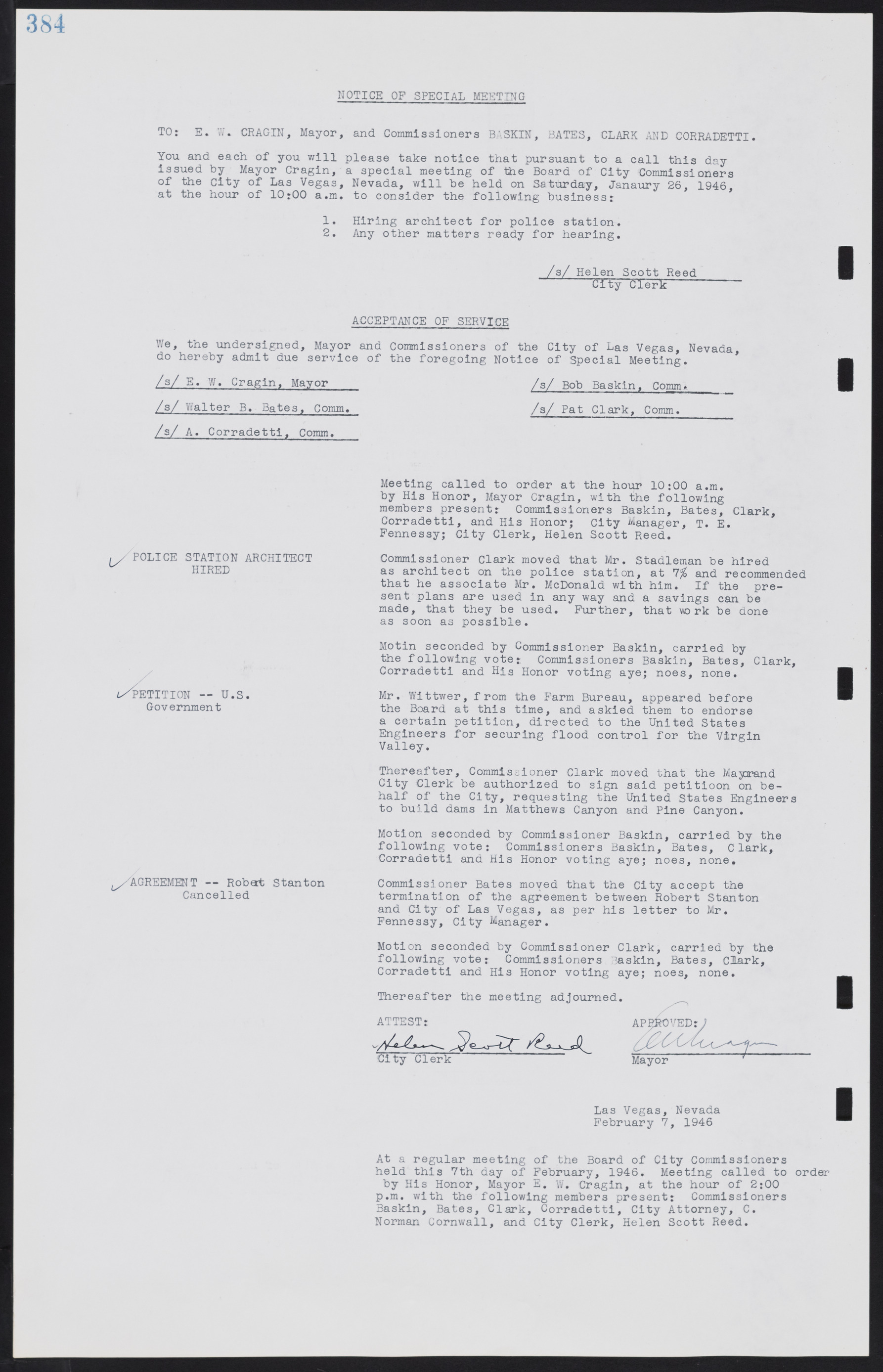 Las Vegas City Commission Minutes, August 11, 1942 to December 30, 1946, lvc000005-411