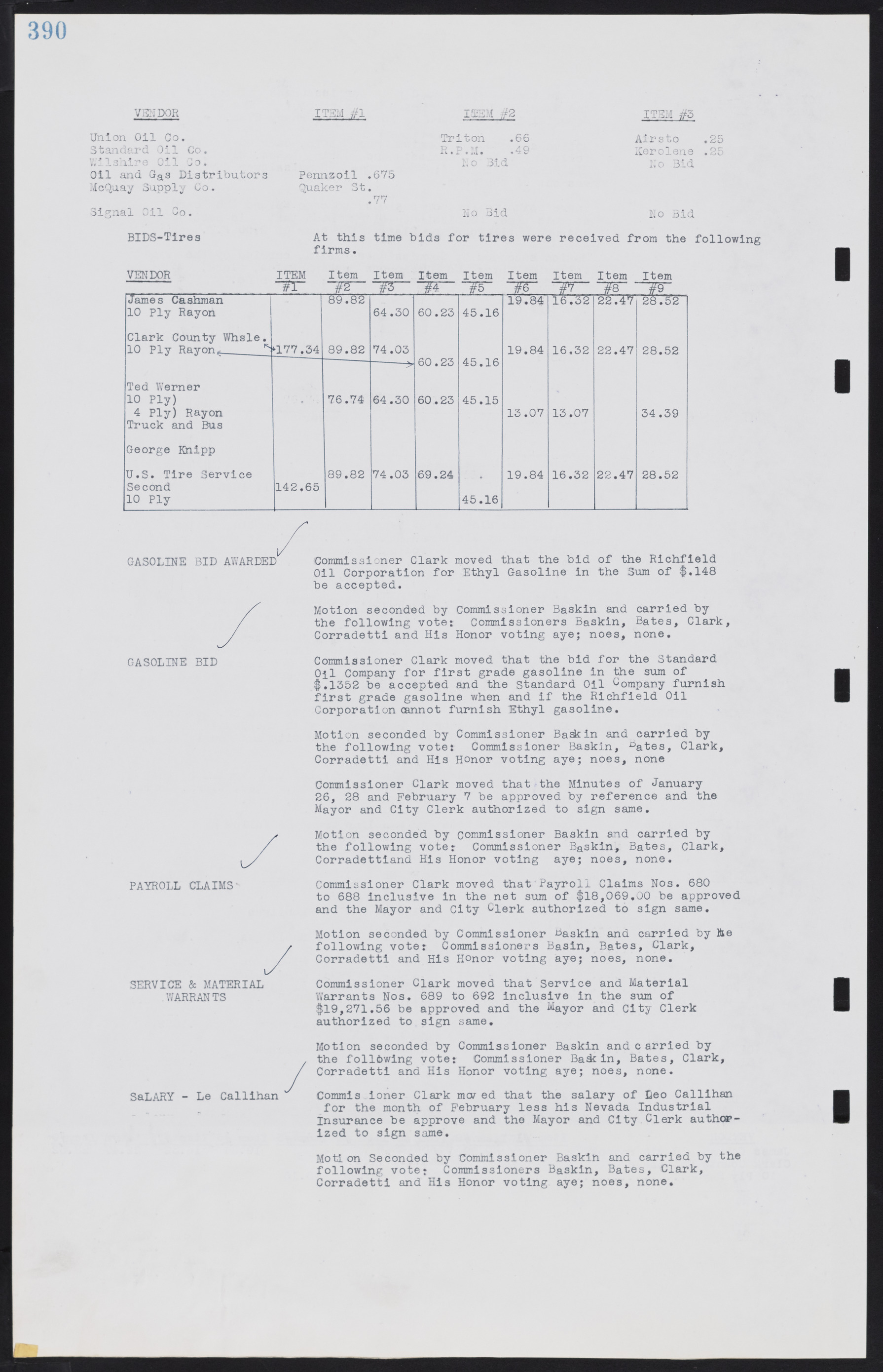 Las Vegas City Commission Minutes, August 11, 1942 to December 30, 1946, lvc000005-417