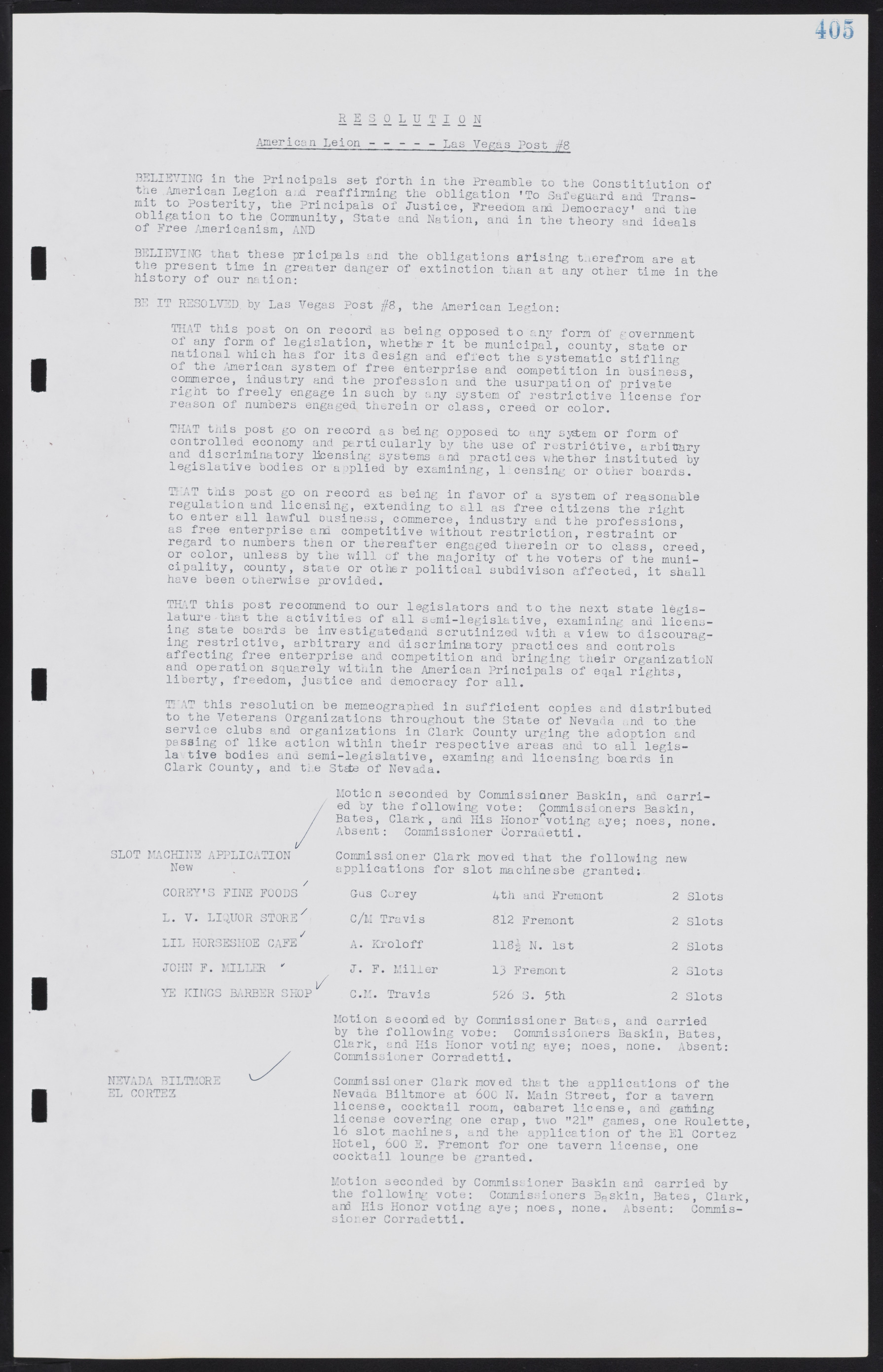 Las Vegas City Commission Minutes, August 11, 1942 to December 30, 1946, lvc000005-432