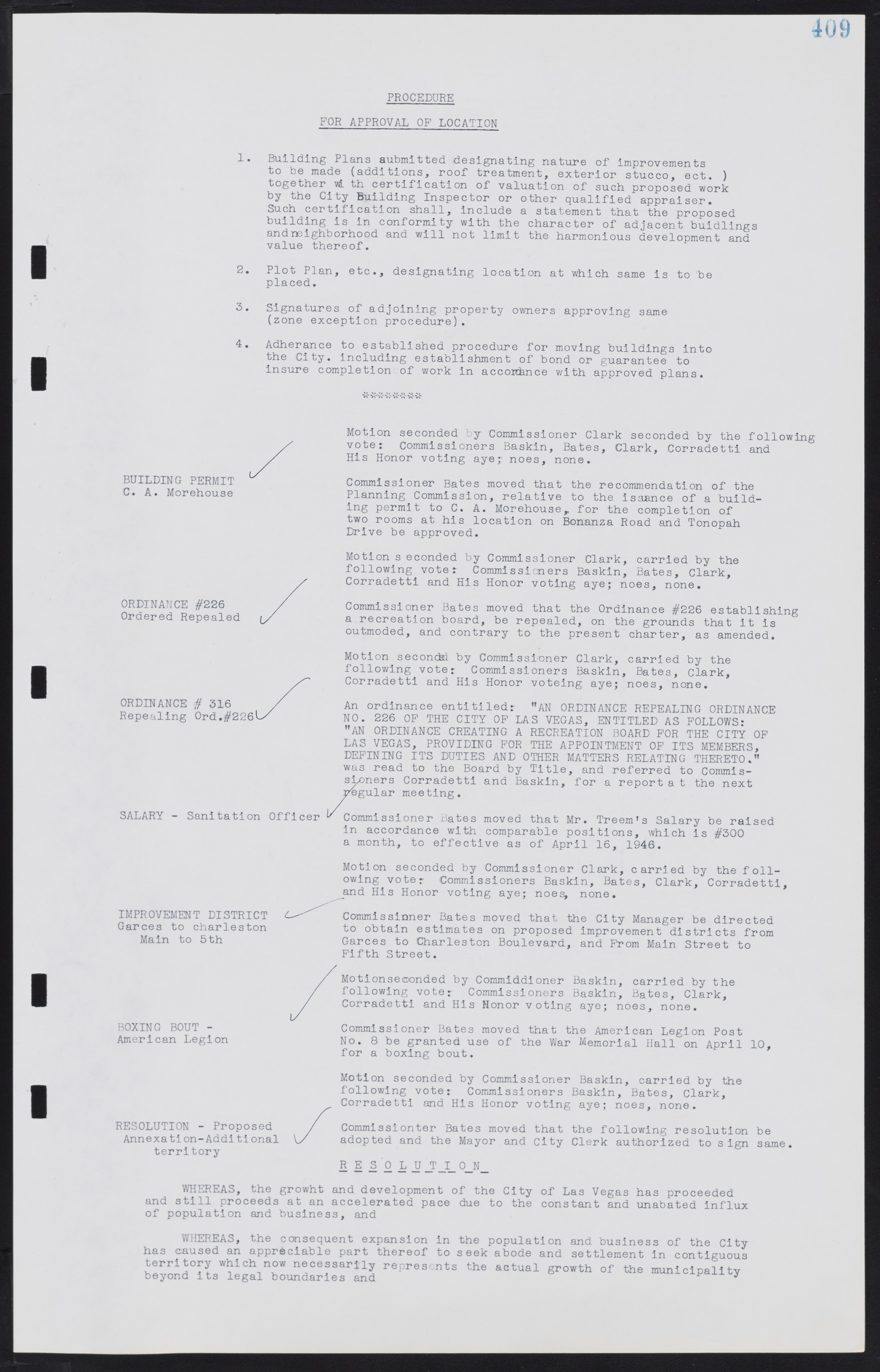 Las Vegas City Commission Minutes, August 11, 1942 to December 30, 1946, lvc000005-437